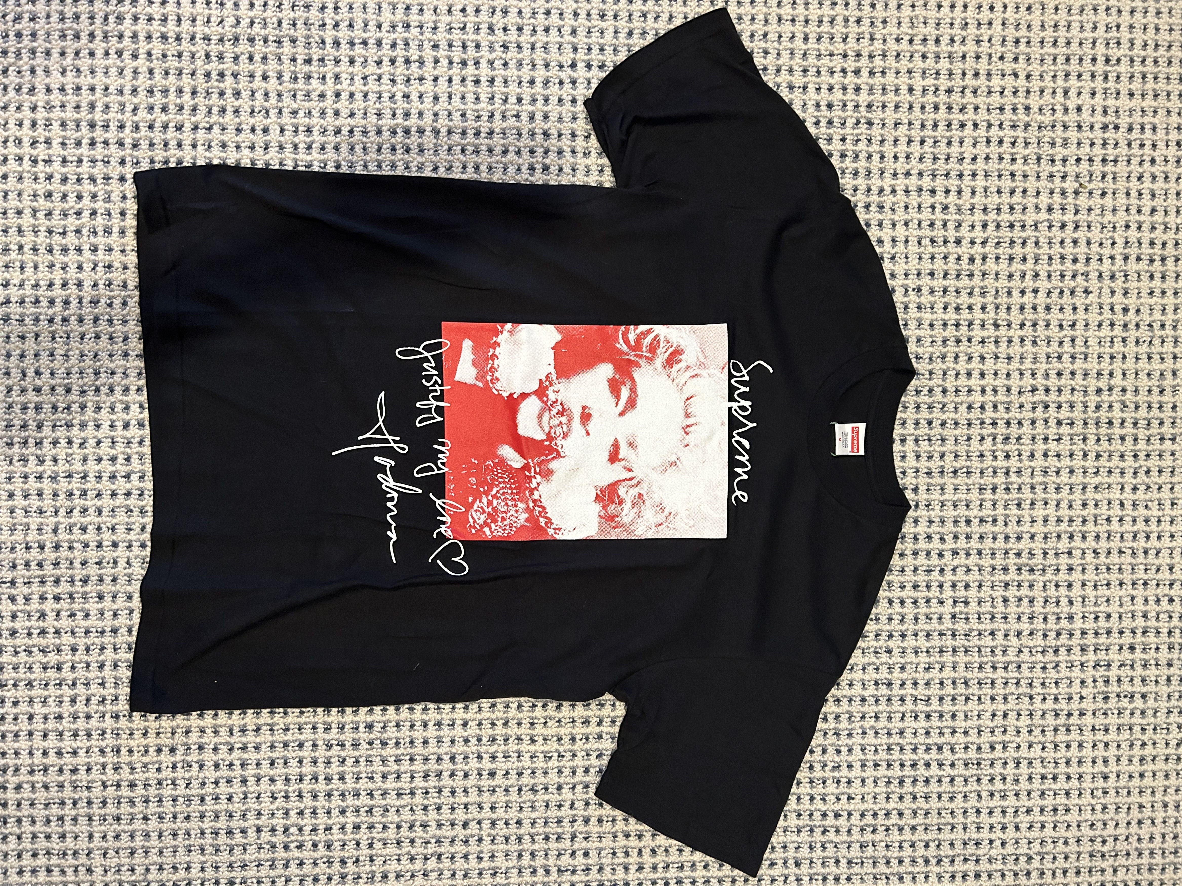 Supreme madonna tee black online