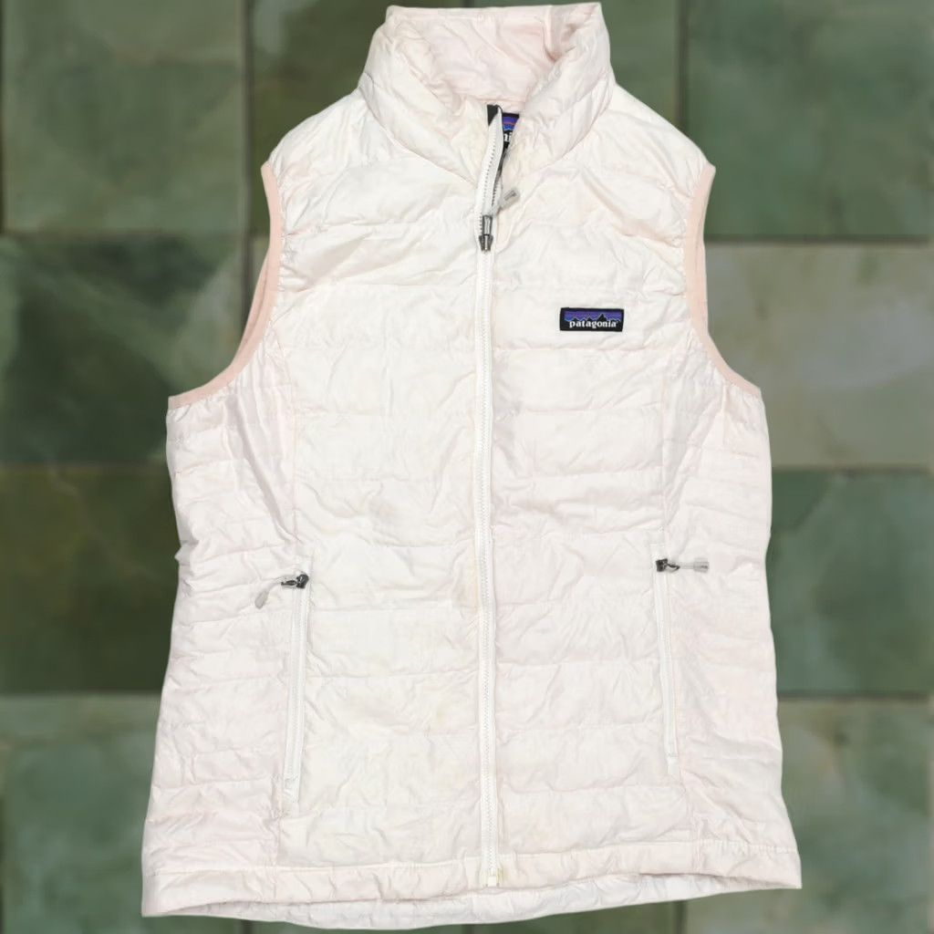 Patagonia Patagonia Down Sweater Vest Womens Medium Pale Pink Full-Zip Lightweight Vest Size M / US 6-8 / IT 42-44 - 1 Thumbnail