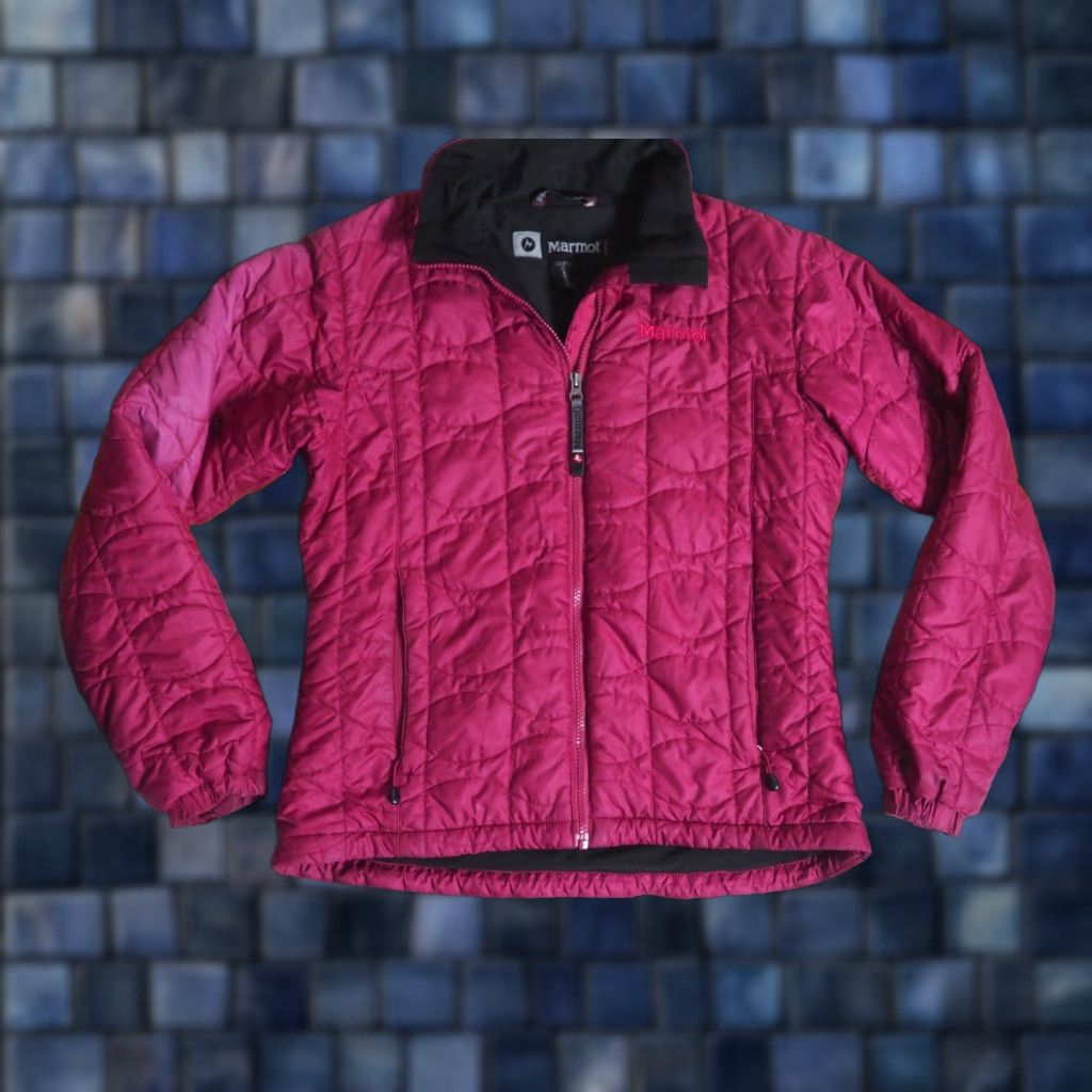 Marmot VTG Marmot Pink Zip Outdoor Puffer Jacket Womens M Size M / US 6-8 / IT 42-44 - 1 Thumbnail
