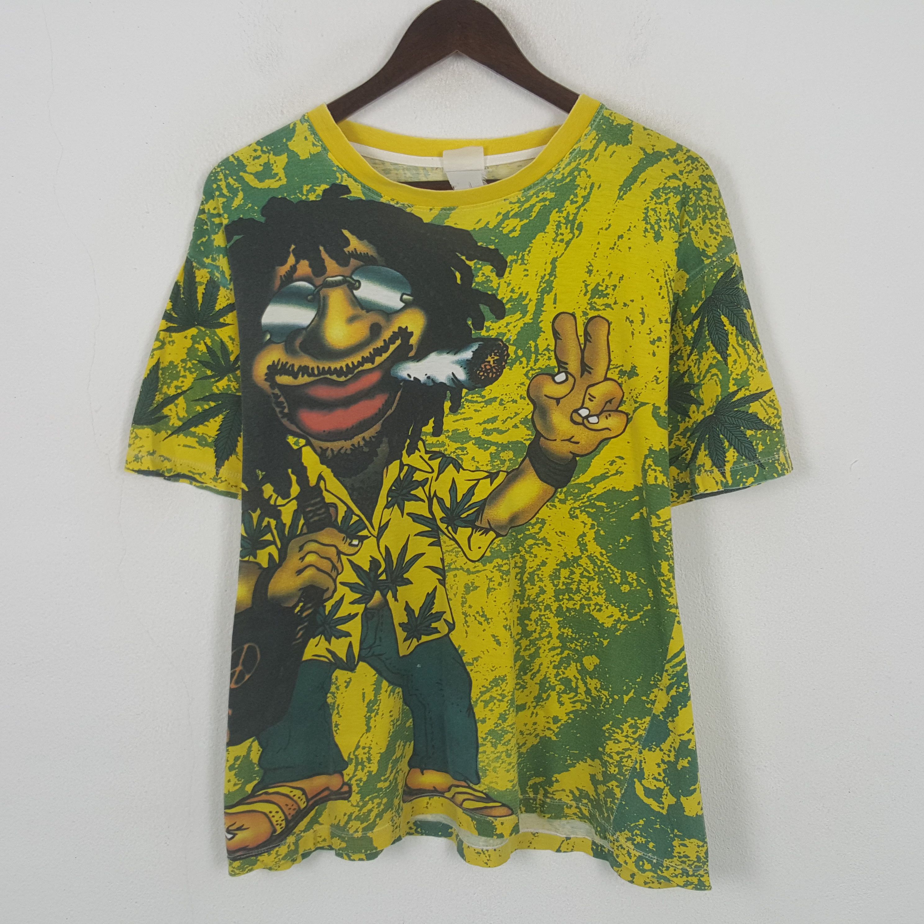 Band Tees Vintage Bob Marley American Singer Tshirt Size US XL / EU 56 / 4 - 1 Thumbnail