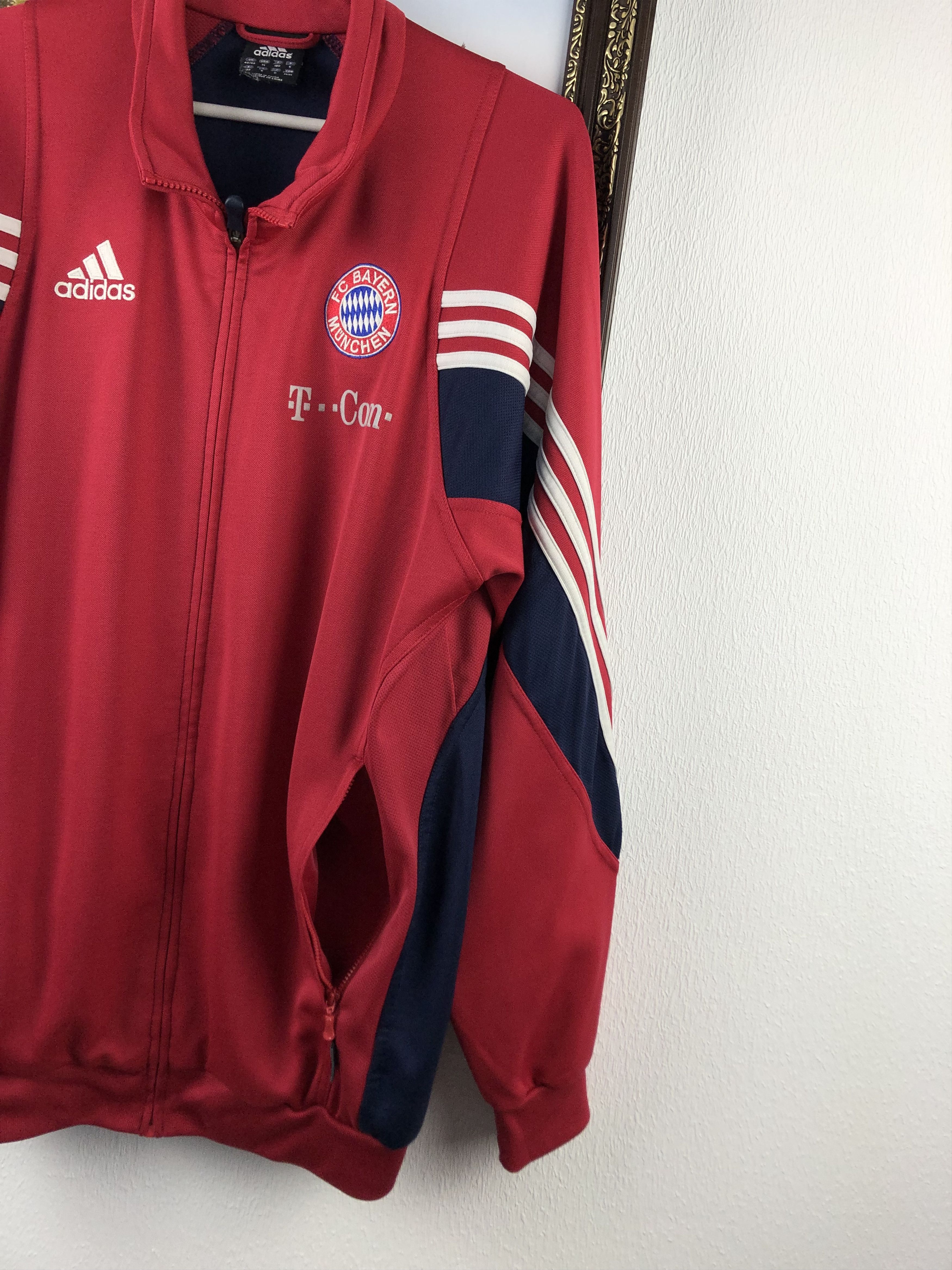Adidas Vintage Adidas Bayern Munich Football Jacket Soccer Track Size US M / EU 48-50 / 2 - 9 Thumbnail