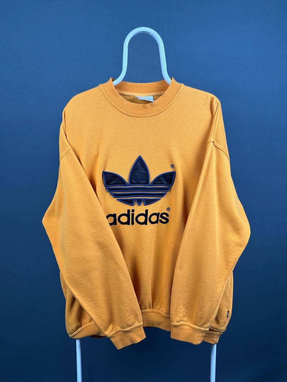 Adidas Vintage 90s Adidas Pullover Sweatshirt Mens XL Big Logo Size US XL / EU 56 / 4 - 1 Thumbnail