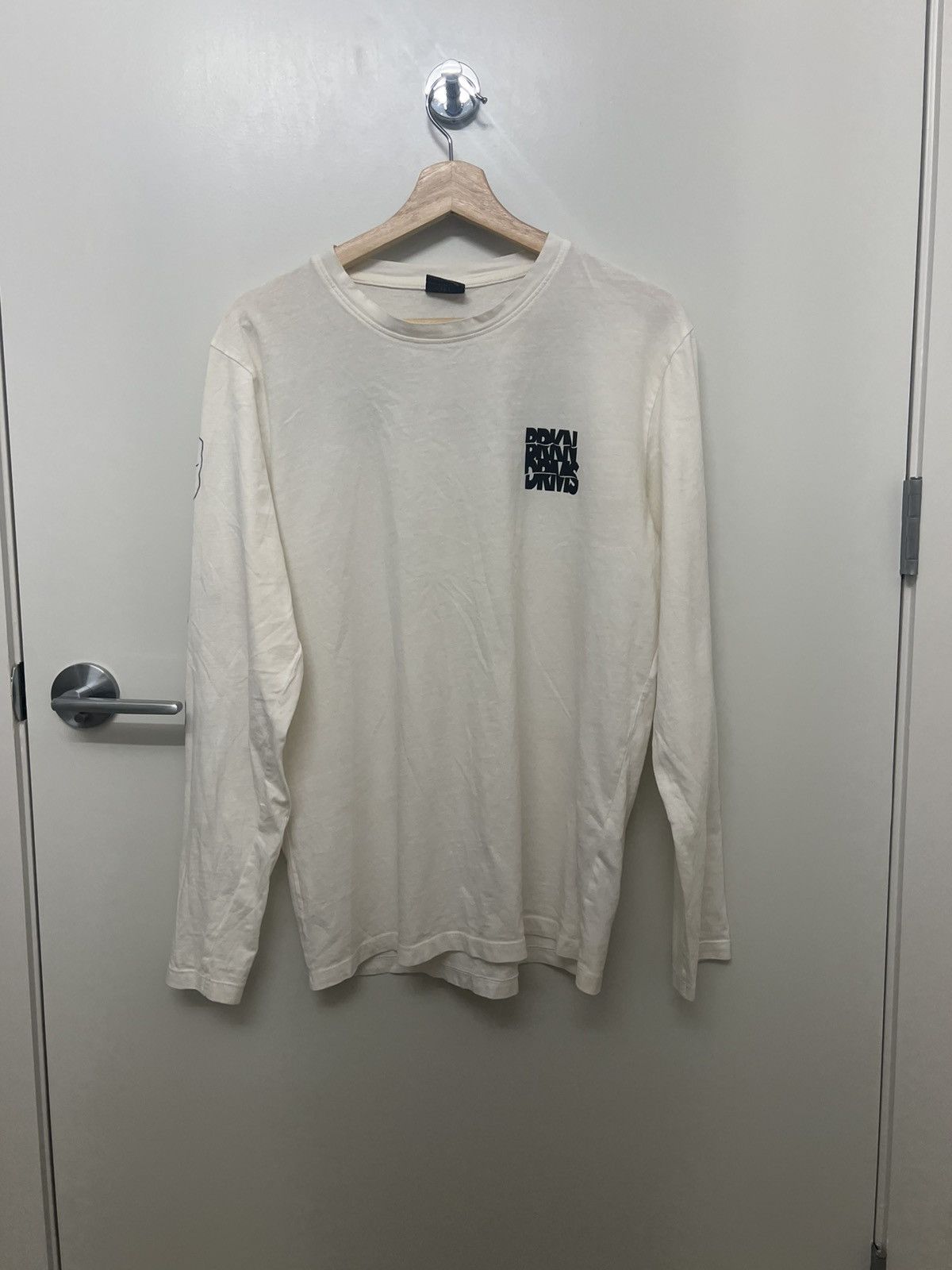 Jack & Jones Jack & Jones White Long Sleeve Shirt Sz L – “Broken Dreams” Size US L / EU 52-54 / 3 - 1 Thumbnail