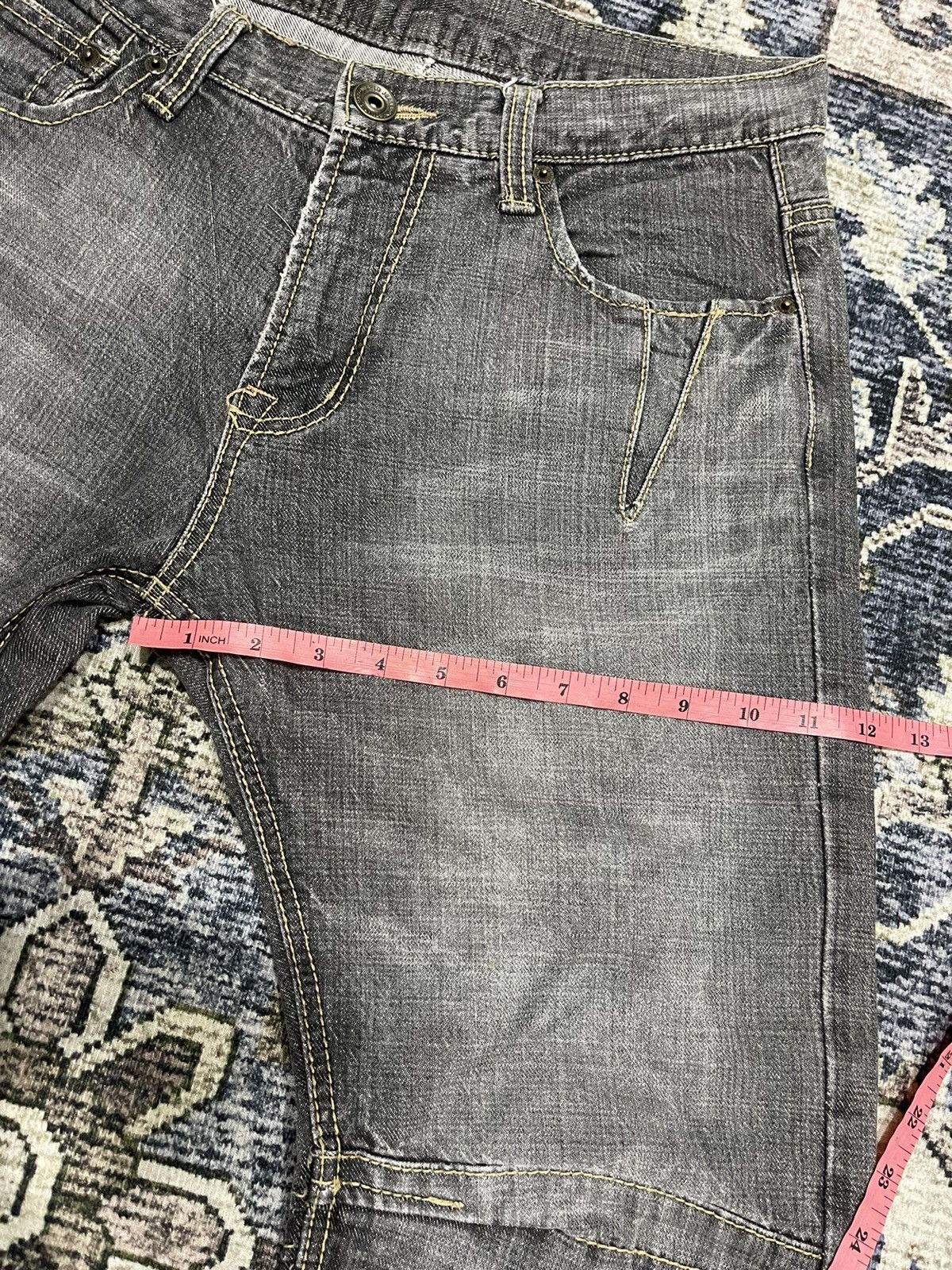 If Six Was Nine × PPFM × Vintage Vintage PPFM Curve Denim Pants Size US 32 / EU 48 - 15 Thumbnail