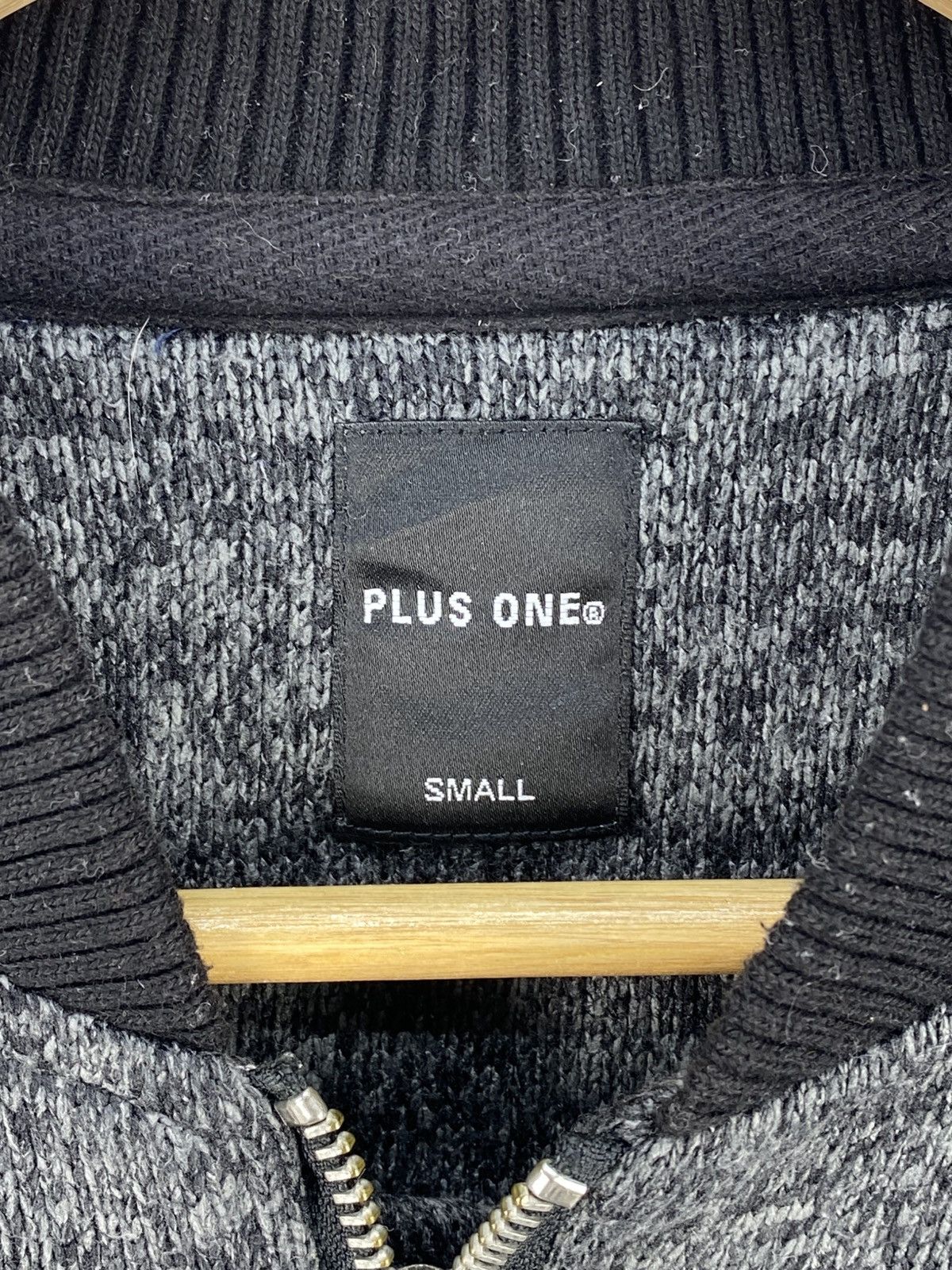Plus One Clothing Vintage Y2K Plus One Knitwear Bomber Zipper Jacket Size US S / EU 44-46 / 1 - 10 Thumbnail