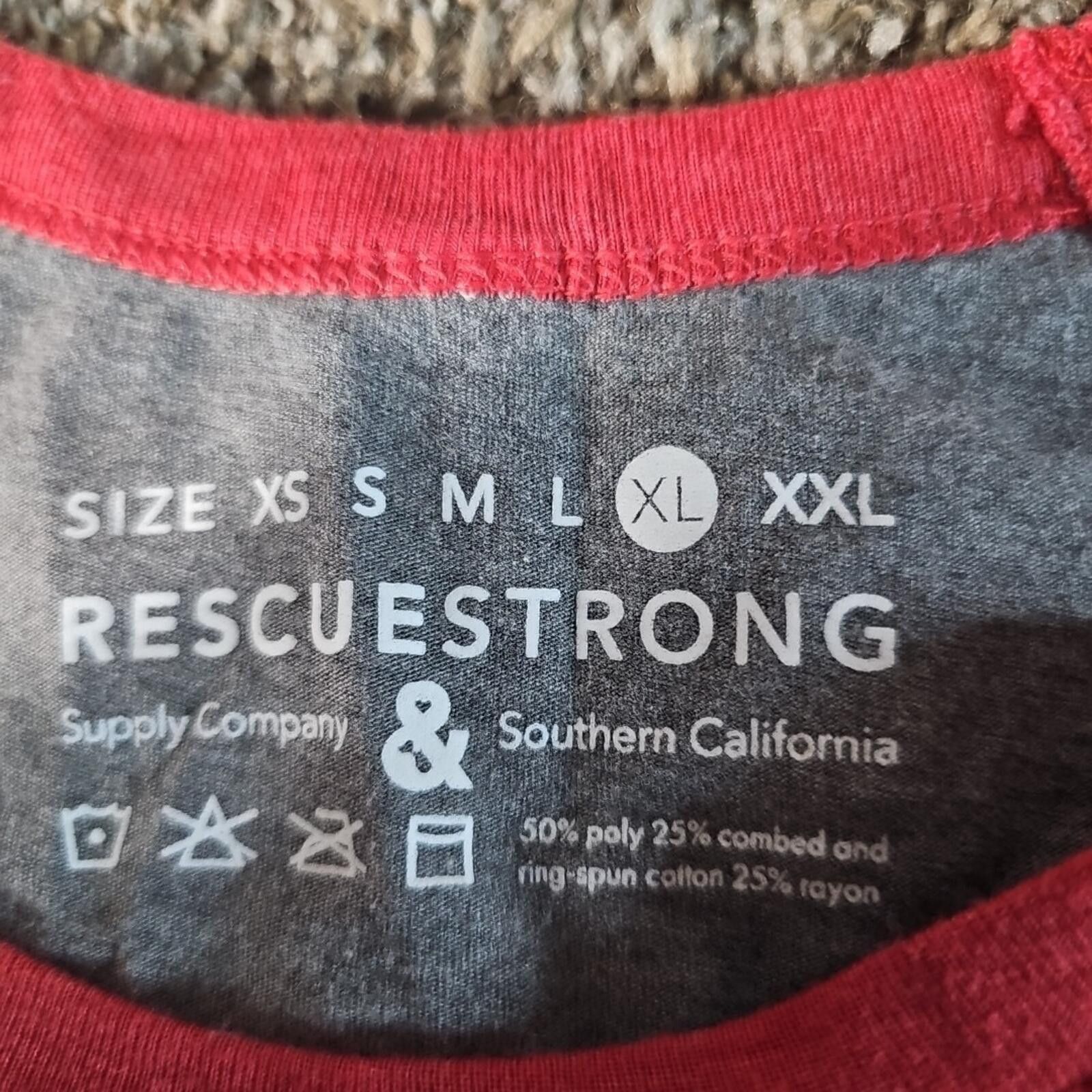 Other It Was Love At First Rescue Rescue Strong XL Raglan Shirt Size US XL / EU 56 / 4 - 3 Thumbnail