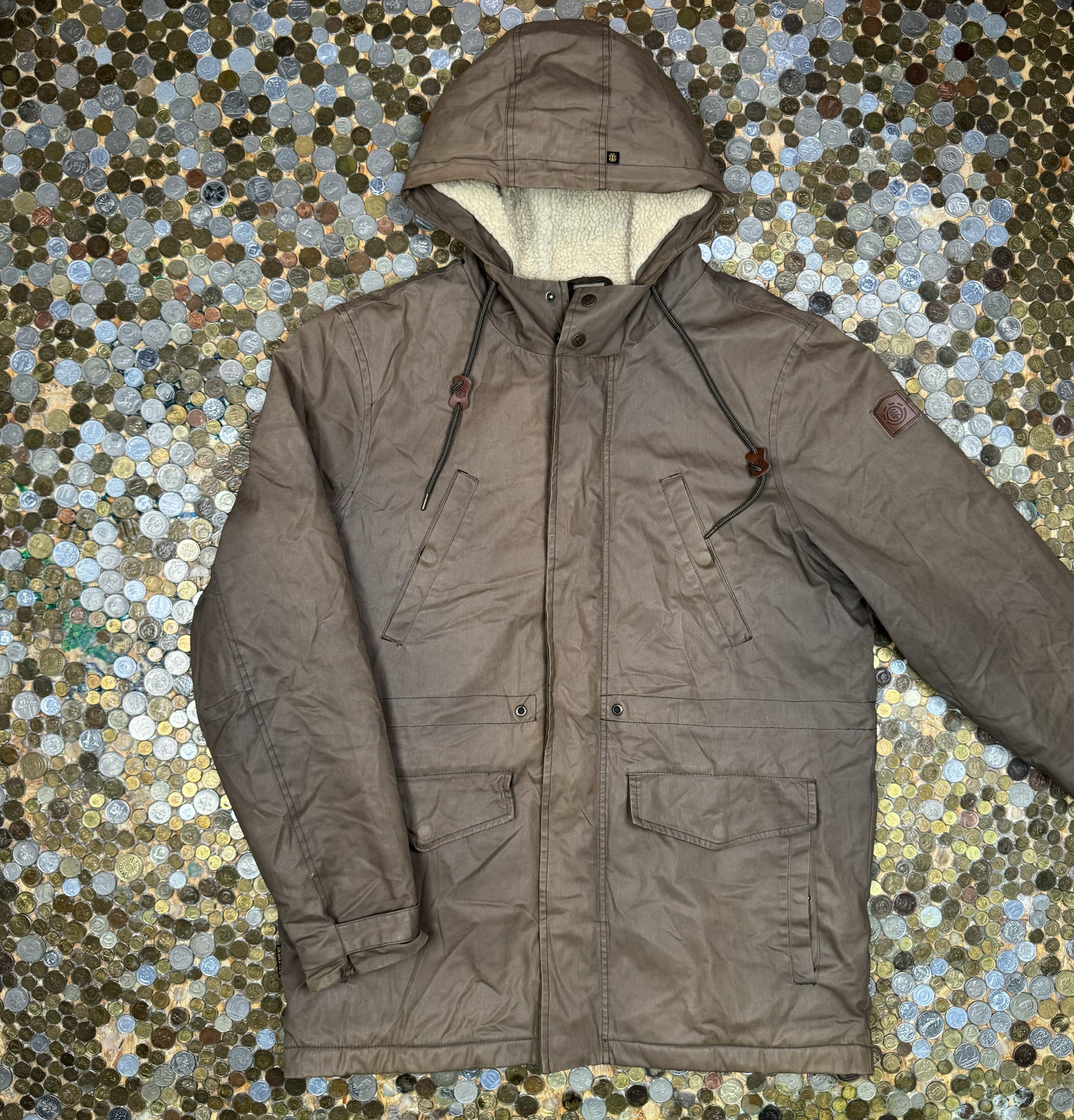 Element Element heavy coat zip jacket varsity & hoodie sheepa 90s Size US L / EU 52-54 / 3 - 1 Thumbnail