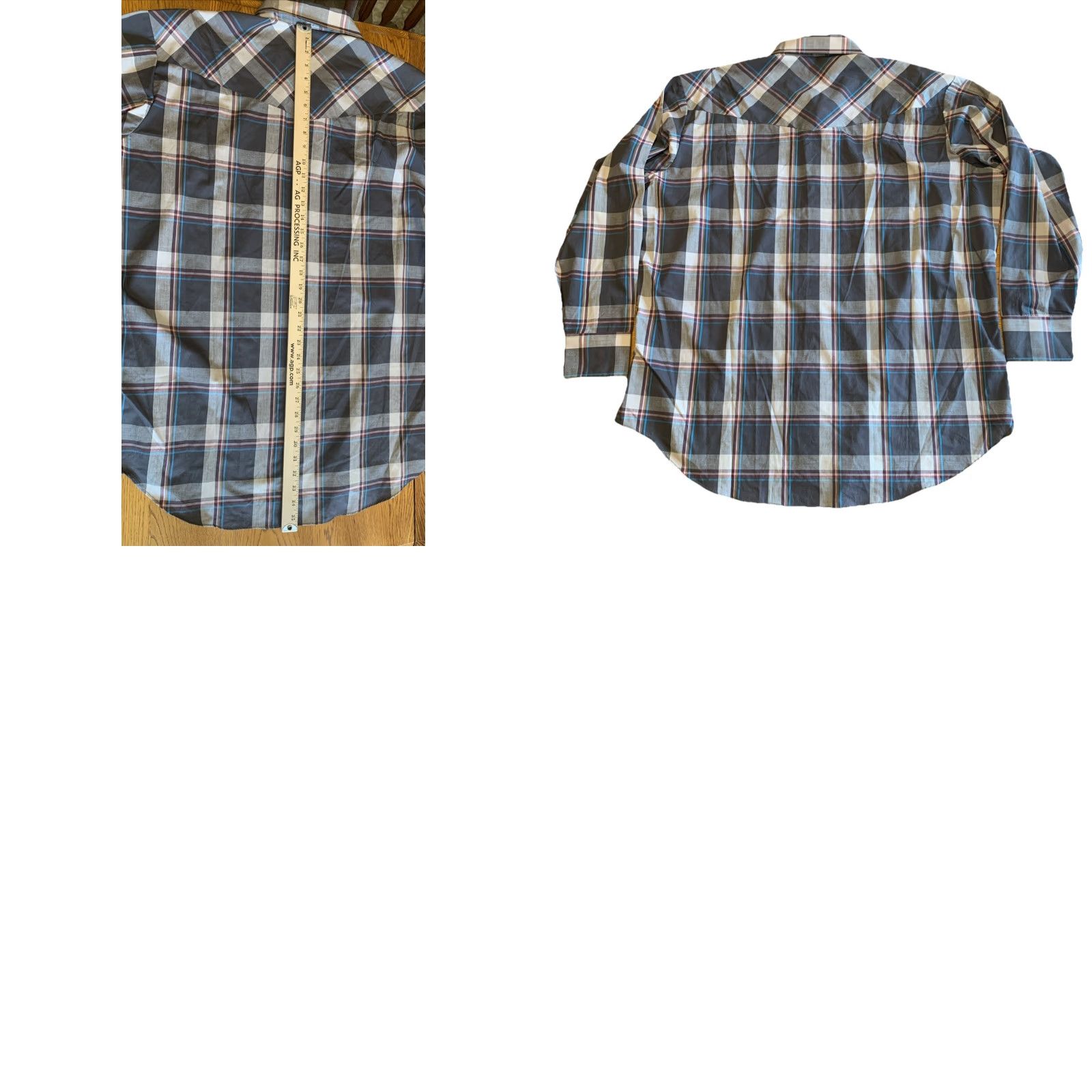 Vintage NWT Ely Cattleman Shirt 3XL Tall Man plaid Western Pearl Snap L/S NEW pocket 373 Size US XXL / EU 58 / 5 - 8 Thumbnail