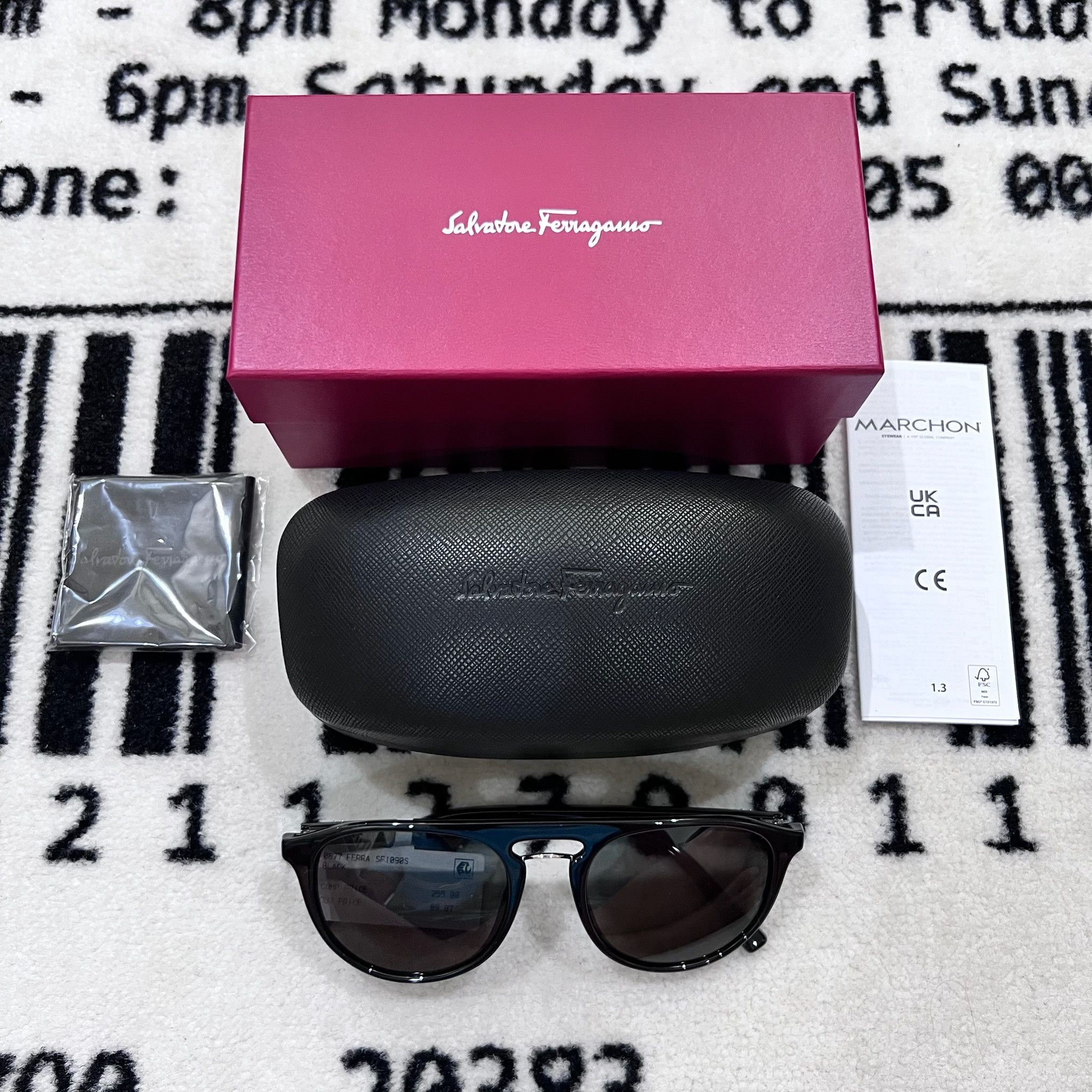 Salvatore Ferragamo Salvatore Ferragamo Double Gancini Full Frame Aviator Size ONE SIZE - 1 Thumbnail