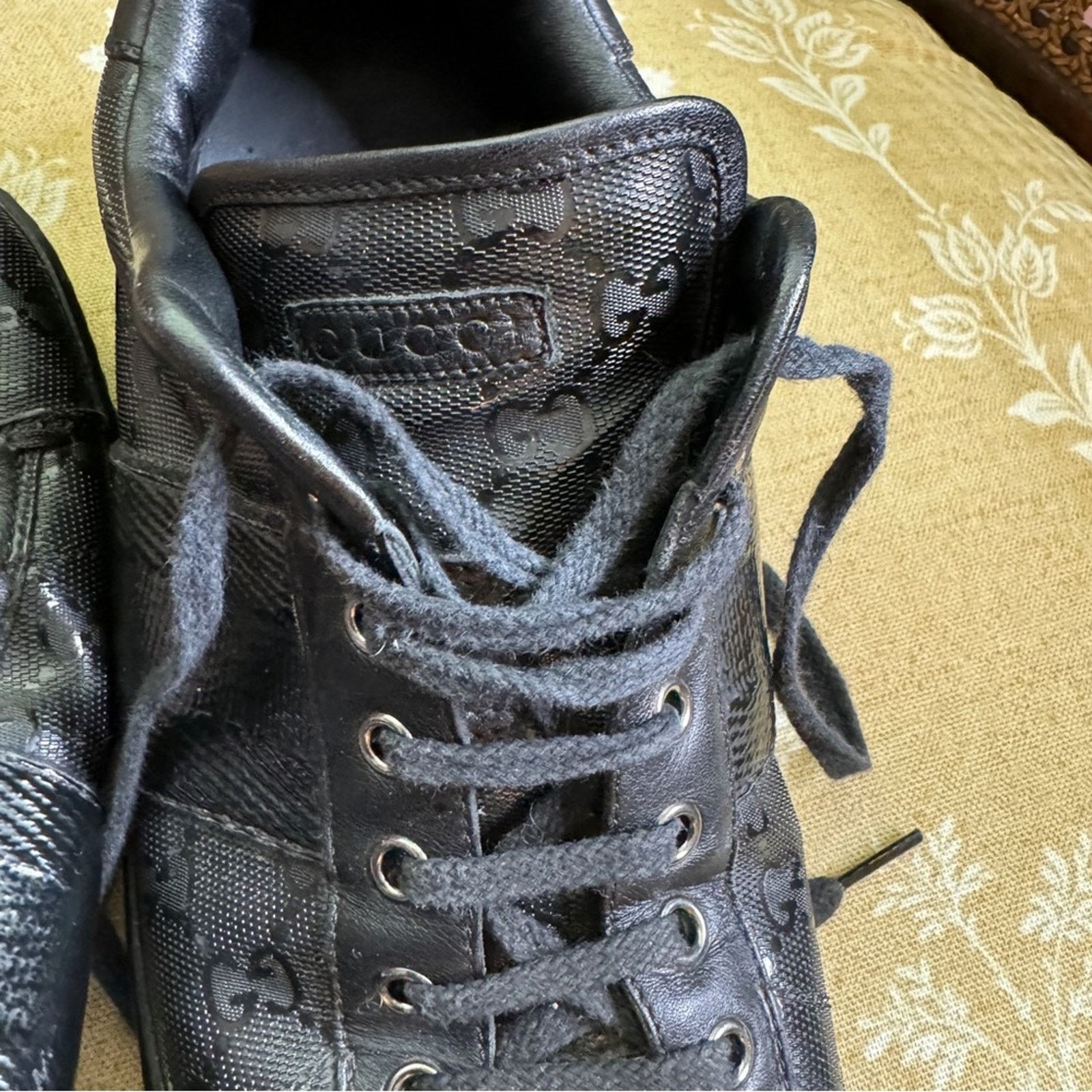 Gucci Gucci Men’s GG Guccissima Low Sneakers Size US 9 / EU 42 - 9 Thumbnail