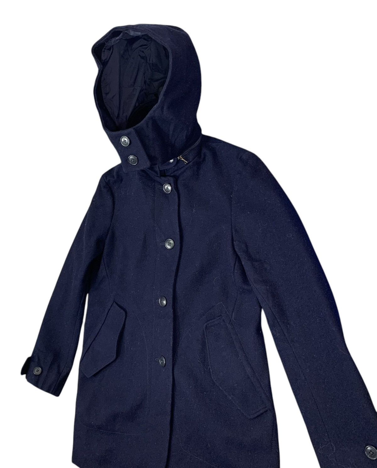 Jil Sander × Uniqlo VINTAGE UNIQLO JILL SANDER WOOL PARKA HOODIE JACKET Size US S / EU 44-46 / 1 - 3 Thumbnail
