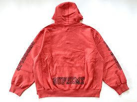 Supreme (L)Supreme Collegiate Sleeve Hooded Sweatshirt Burnt Red Size US L / EU 52-54 / 3 - 2 Thumbnail