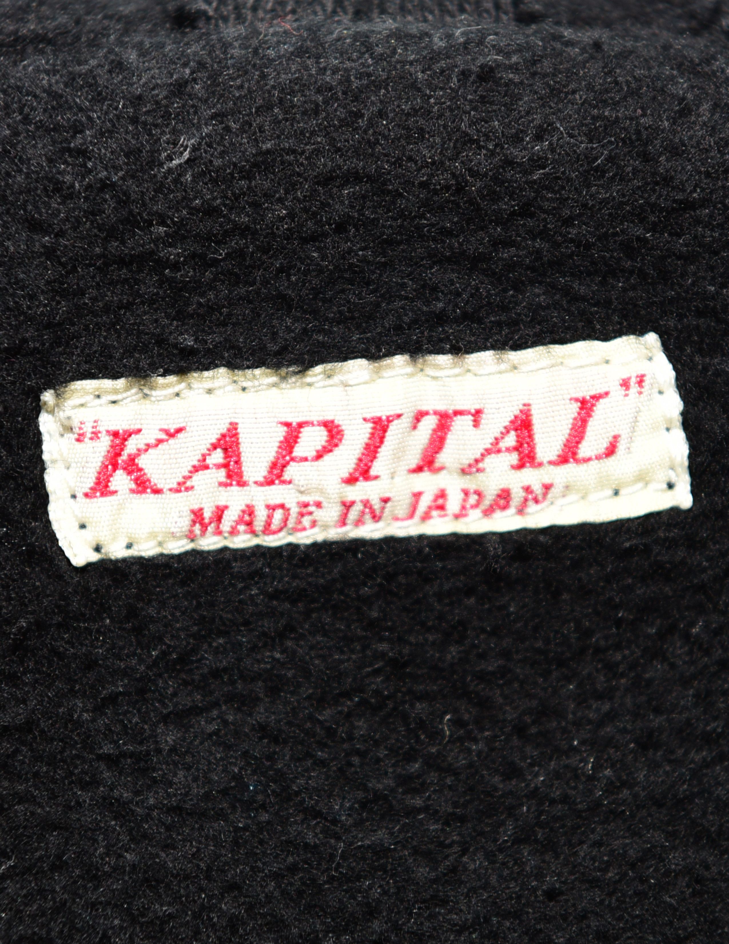 Kapital KAPITAL Oversized Distressed Cotton-Jersey Hoodie Size US XXL / EU 58 / 5 - 4 Thumbnail