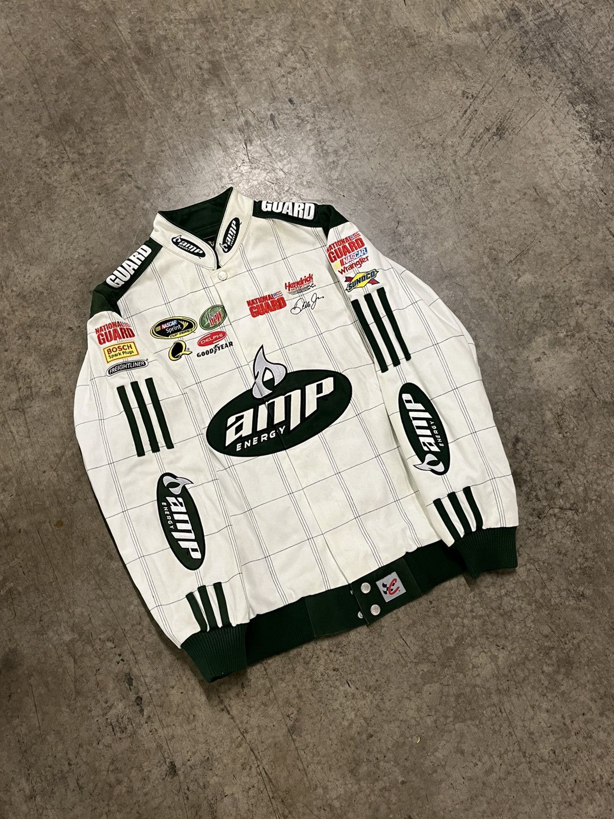 NASCAR × Vintage NASCAR vintage racing jacket amp energy rare streetwear Size US L / EU 52-54 / 3 - 2 Thumbnail