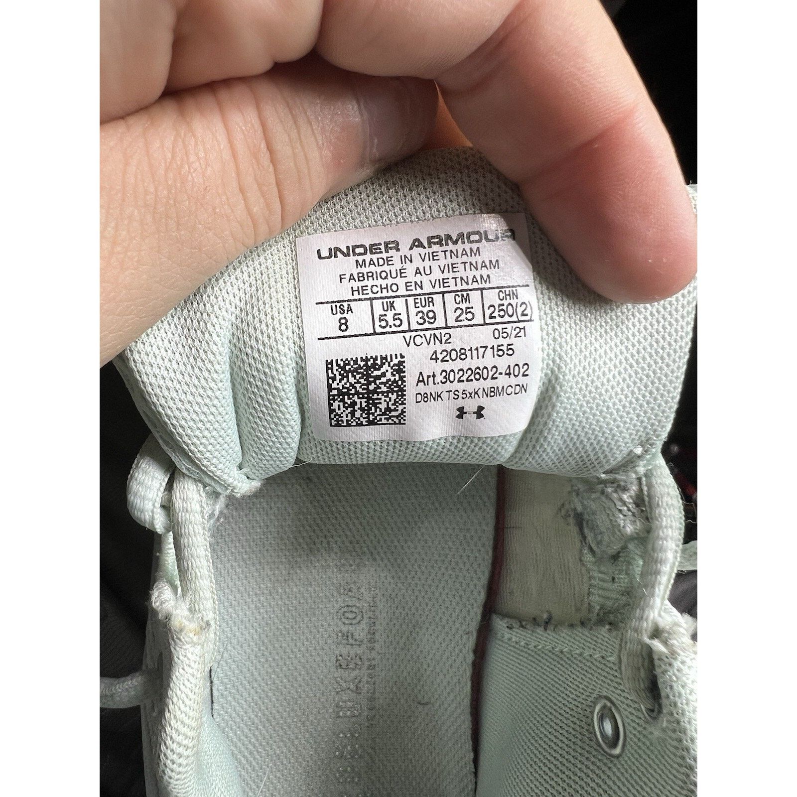 Under Armour Under Armour Womens Charged Rogue 2 Sneakers 8 Size US 8 / IT 38 - 8 Thumbnail