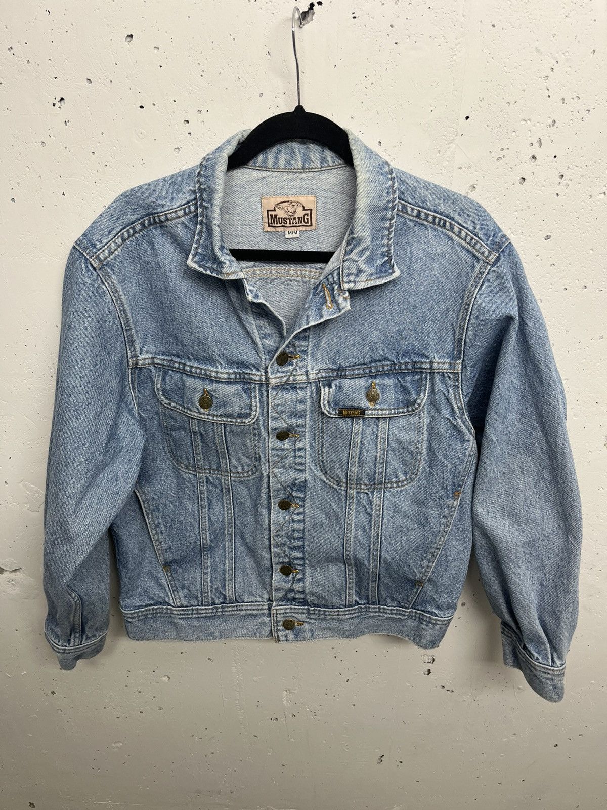Vintage Vintage mustang branded lee denim jacket Size US M / EU 48-50 / 2 - 1 Thumbnail