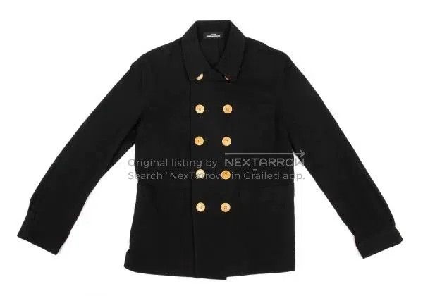 Comme des Garcons Comme Des Garcons size F Black Retro Double Breasted Coat Size S / US 4 / IT 40 - 2 Thumbnail