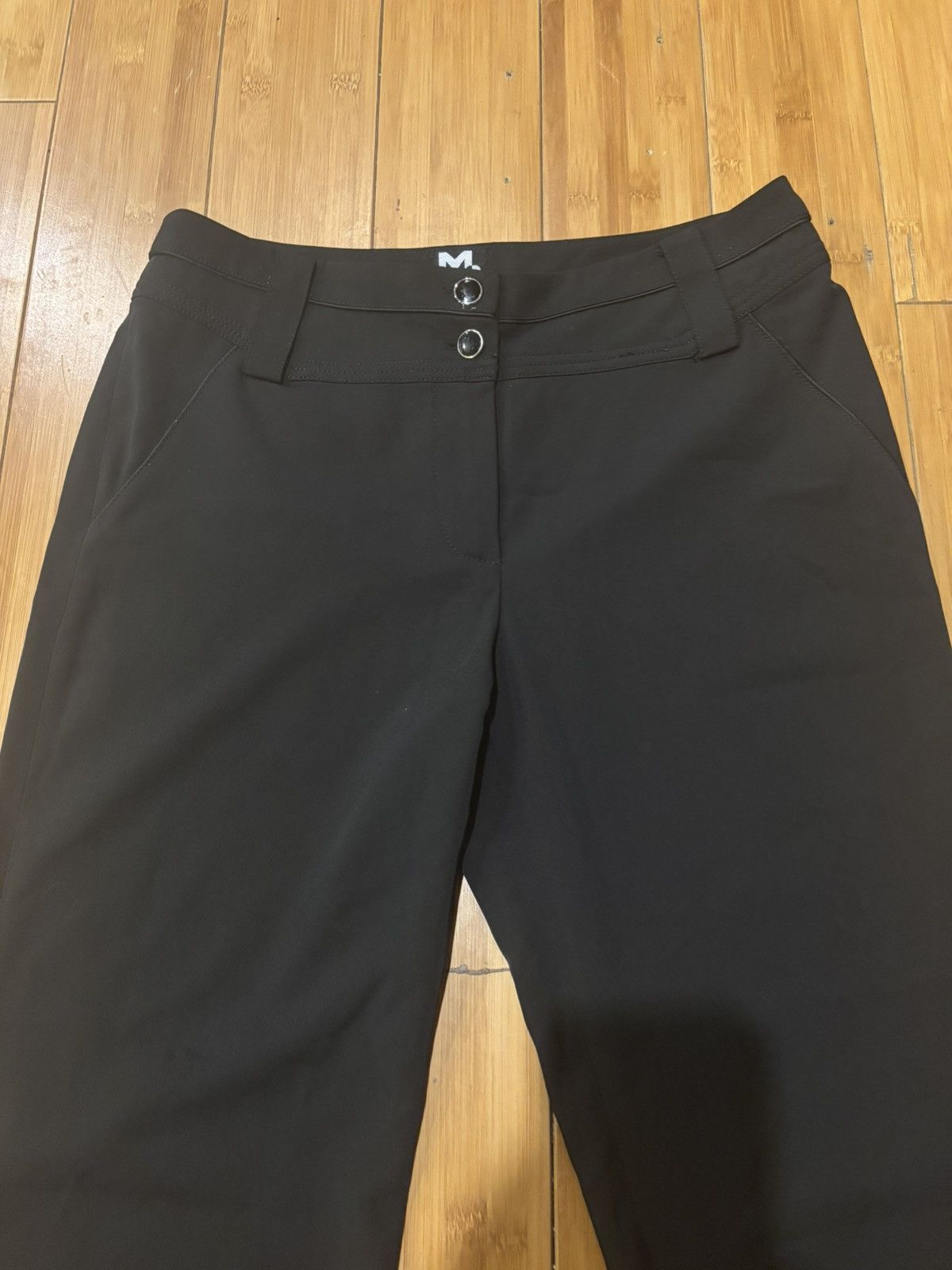 Other Classic black wide leg trousers.wp-370 Size 28" / US 6 / IT 42 - 2 Thumbnail
