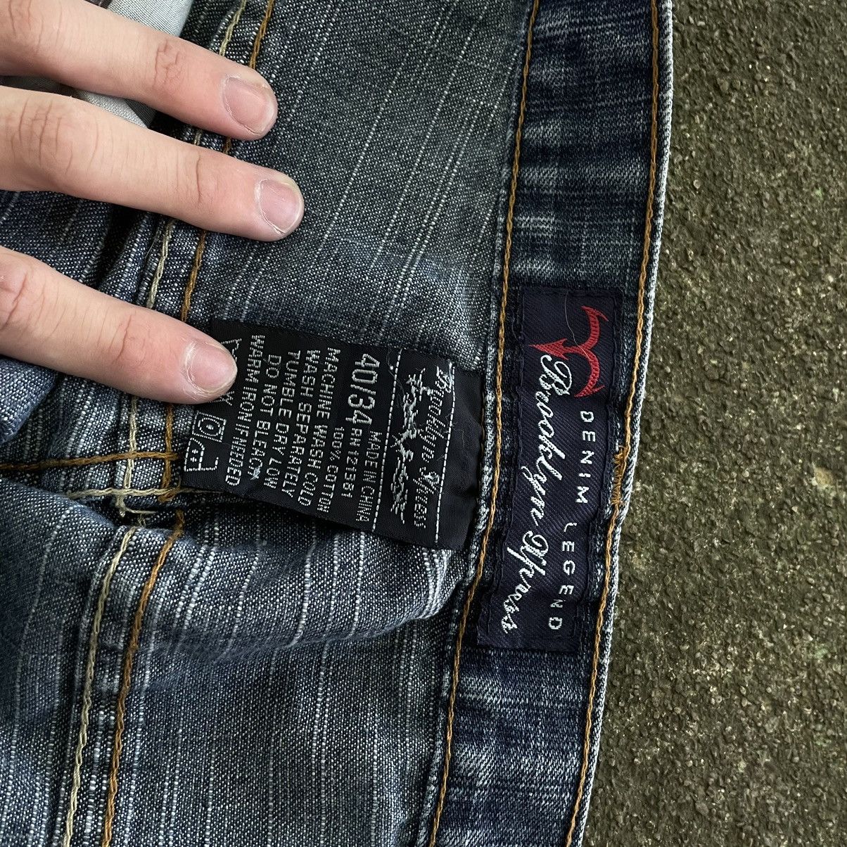 Brooklyn Xpress × Vintage Brooklyn Xpress Blue Denim Y2k Jeans Size US 40 / EU 56 - 4 Thumbnail