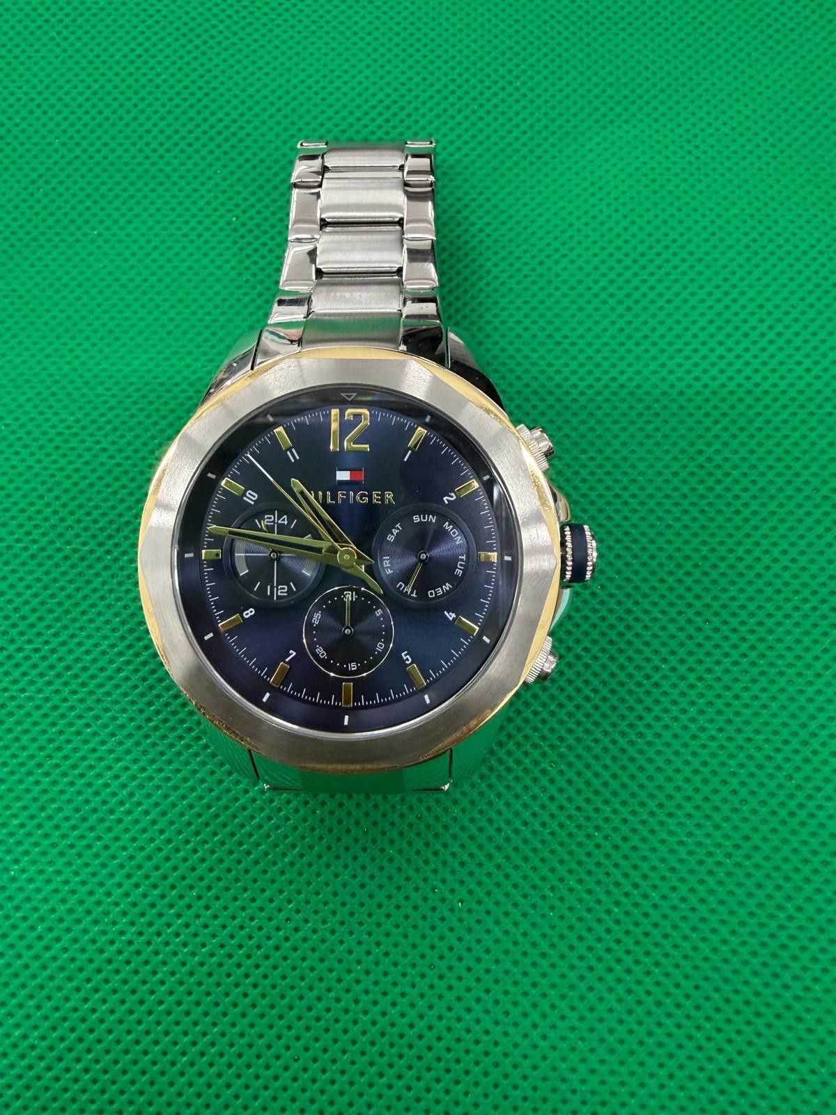 Tommy Hilfiger Men'sMultifunction SilverTone Stainless Steel