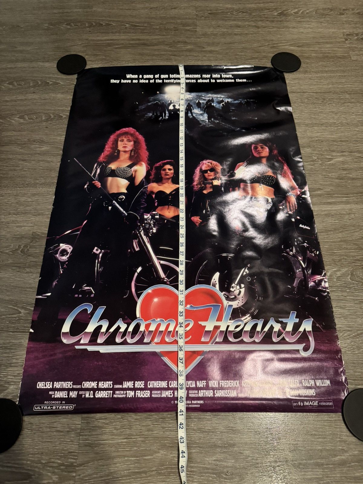 Chrome Hearts Chrome Hearts 1989 Working Title Original Theater Poster Art Size ONE SIZE - 8 Thumbnail