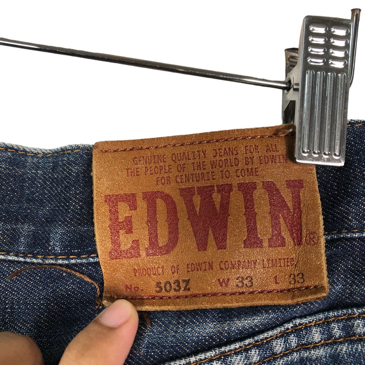 Edwin 🔥Vintage Edwin 503 Denim Jeans Flare Issey Miyake Size US 32 / EU 48 - 22 Thumbnail