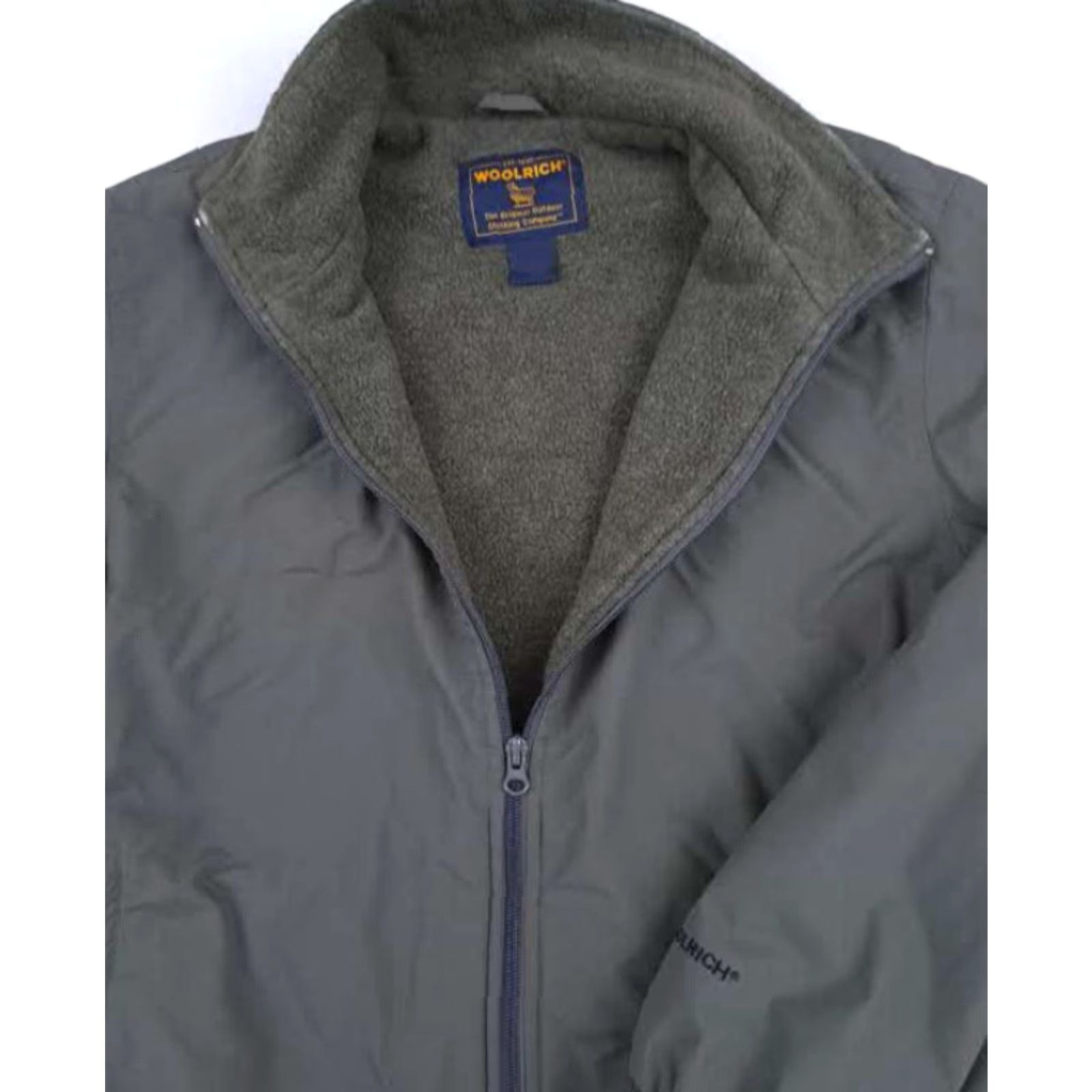 Vintage Woolrich Jacket Nylon Insulated Full Zip Bomber Olive Green Medium Men Size US M / EU 48-50 / 2 - 4 Thumbnail