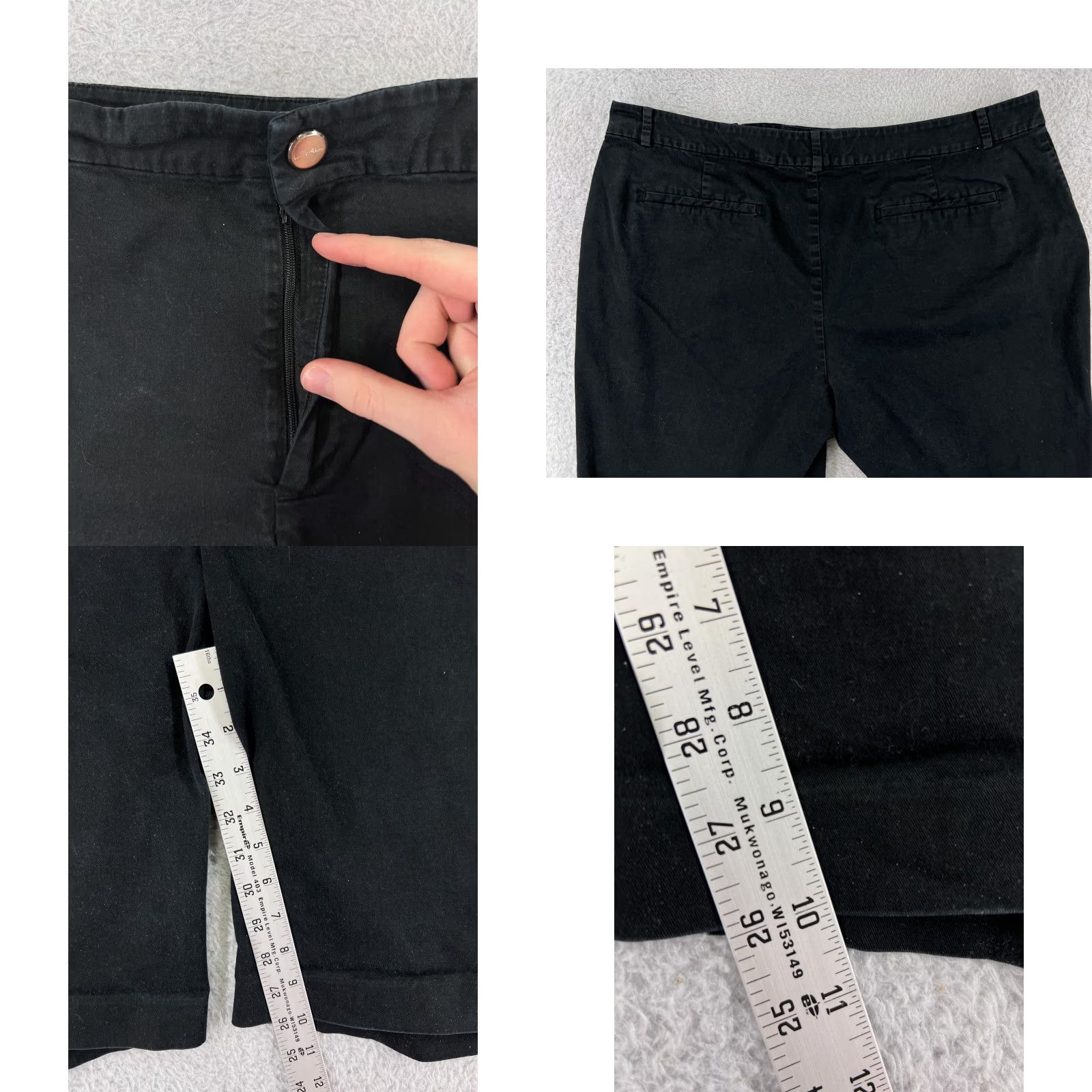 Ralph Lauren Lauren Ralph Lauren Shorts Women 16 Black LRL 100% Cotton Twill Hike Camp Size 38" / US 16 / IT 52 - 8 Thumbnail