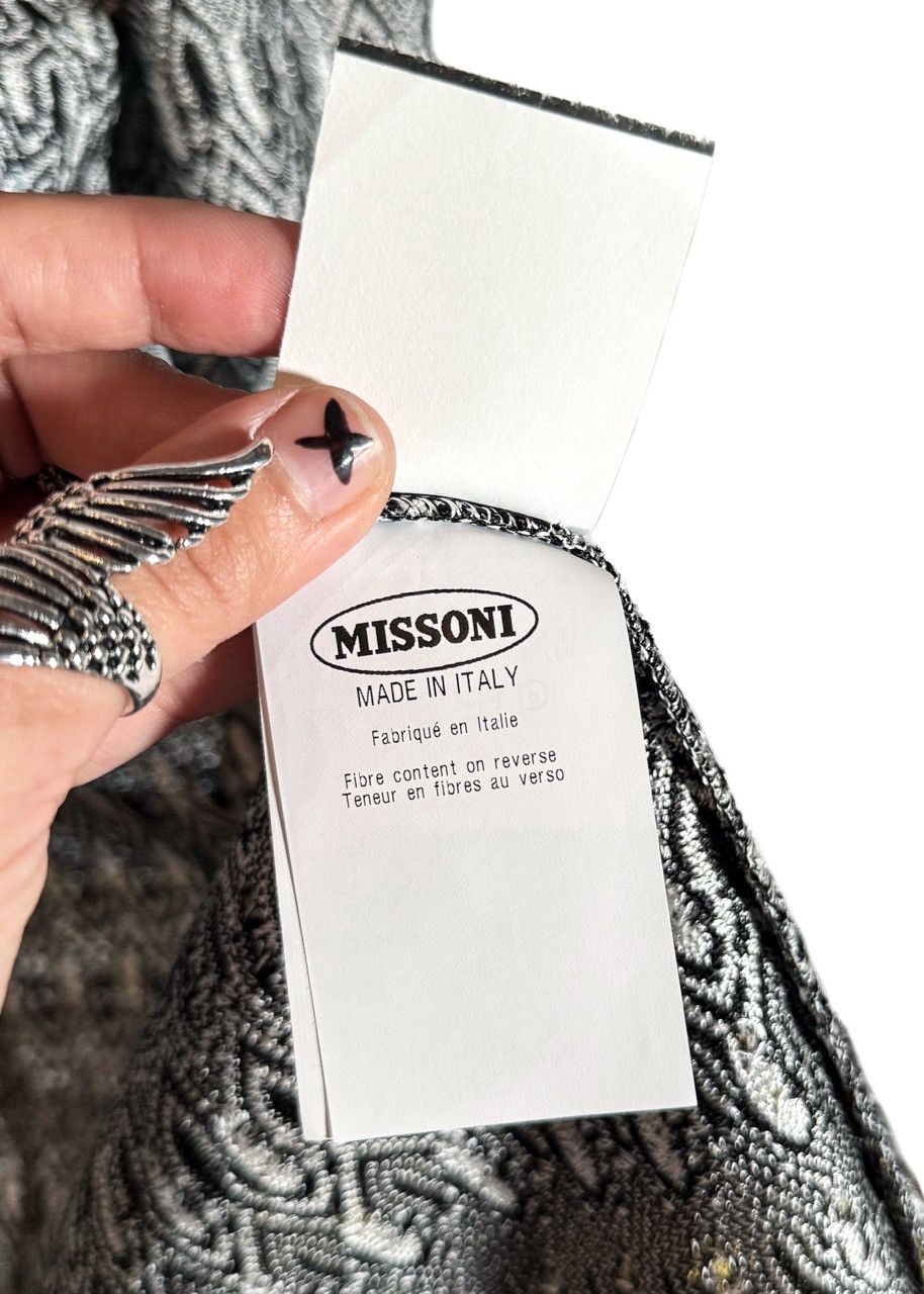 Missoni Missoni Multicolour Striped Open Front Short Sleeves Sweater Size M / US 6-8 / IT 42-44 - 10 Thumbnail