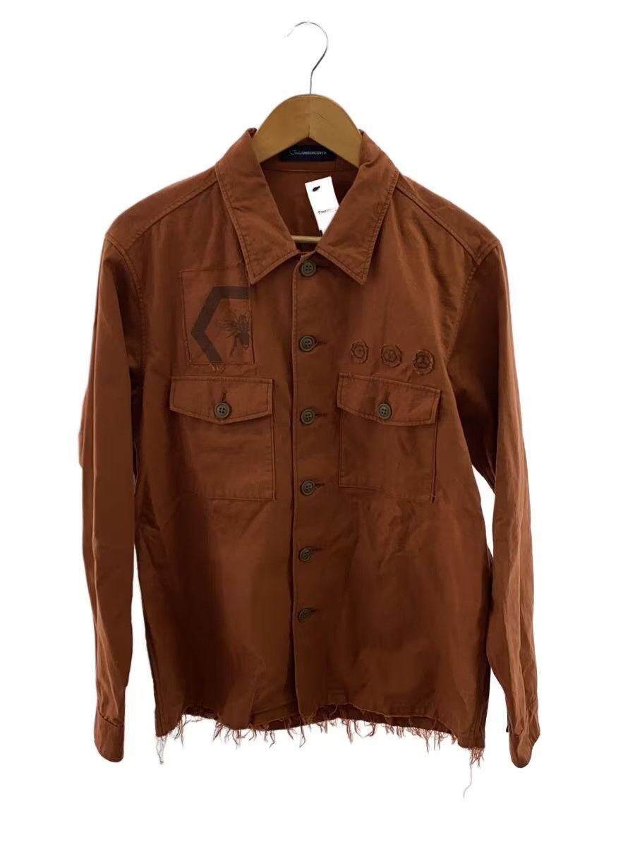 Undercover SS18 Frayed Hem Military Button Shirt Size US L / EU 52-54 / 3 - 1 Thumbnail