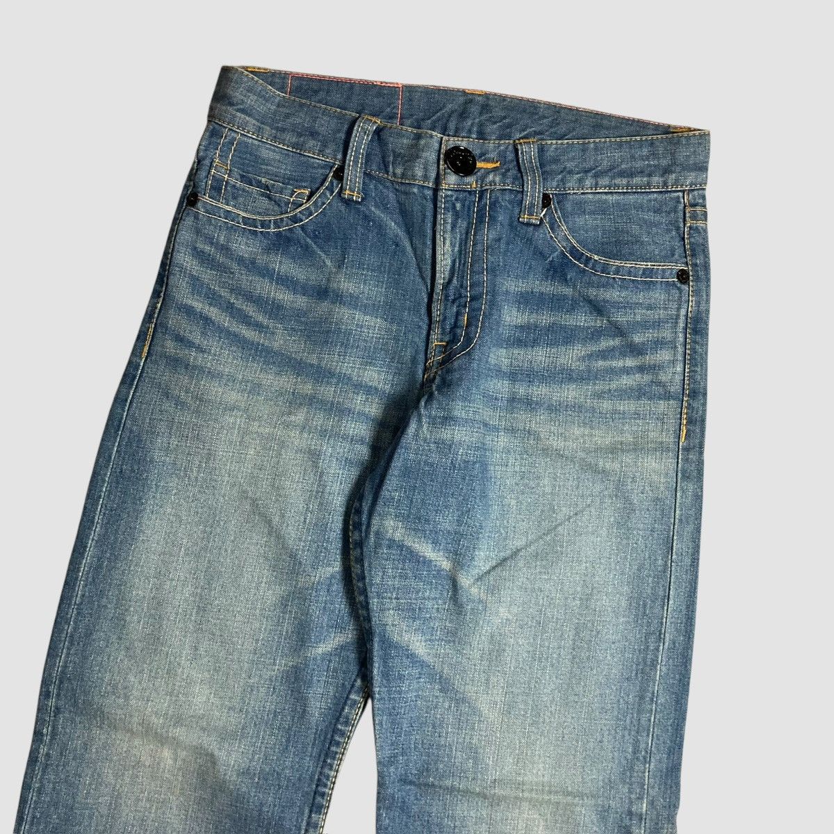 Japanese Brand CO&LU FiftySix Painted Y2K Jeans Inspired Evisu Size US 30 / EU 46 - 4 Thumbnail