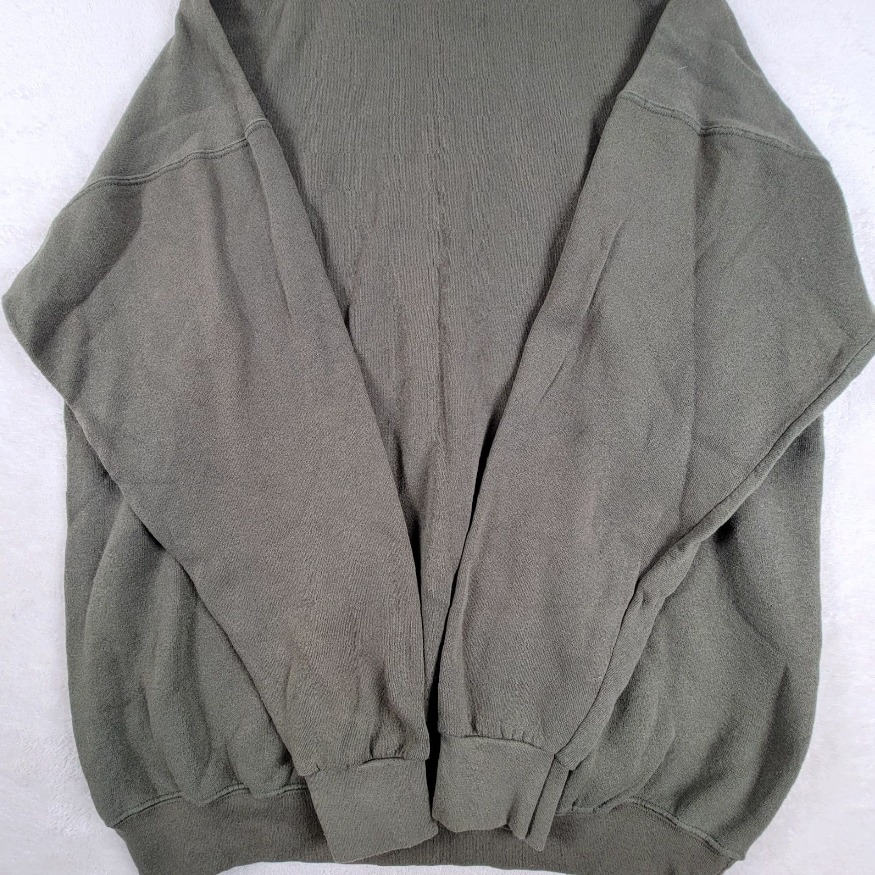 Vintage VINTAGE USMC Sweatshirt Crewneck XL Green United States Made In USA Mens Pullover Casual 90s Military Size US XL / EU 56 / 4 - 4 Thumbnail