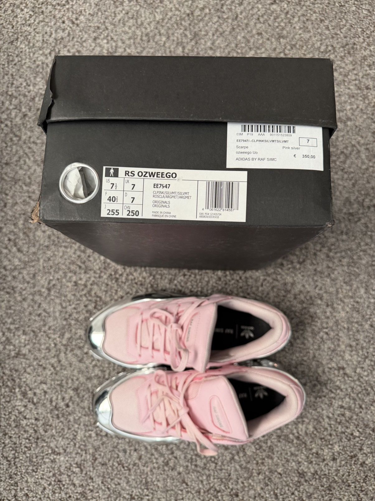 Adidas × Raf Simons Ozweego Pink Chrome Raf Simons x Adidas Size US 7.5 / EU 40-41 - 11 Thumbnail
