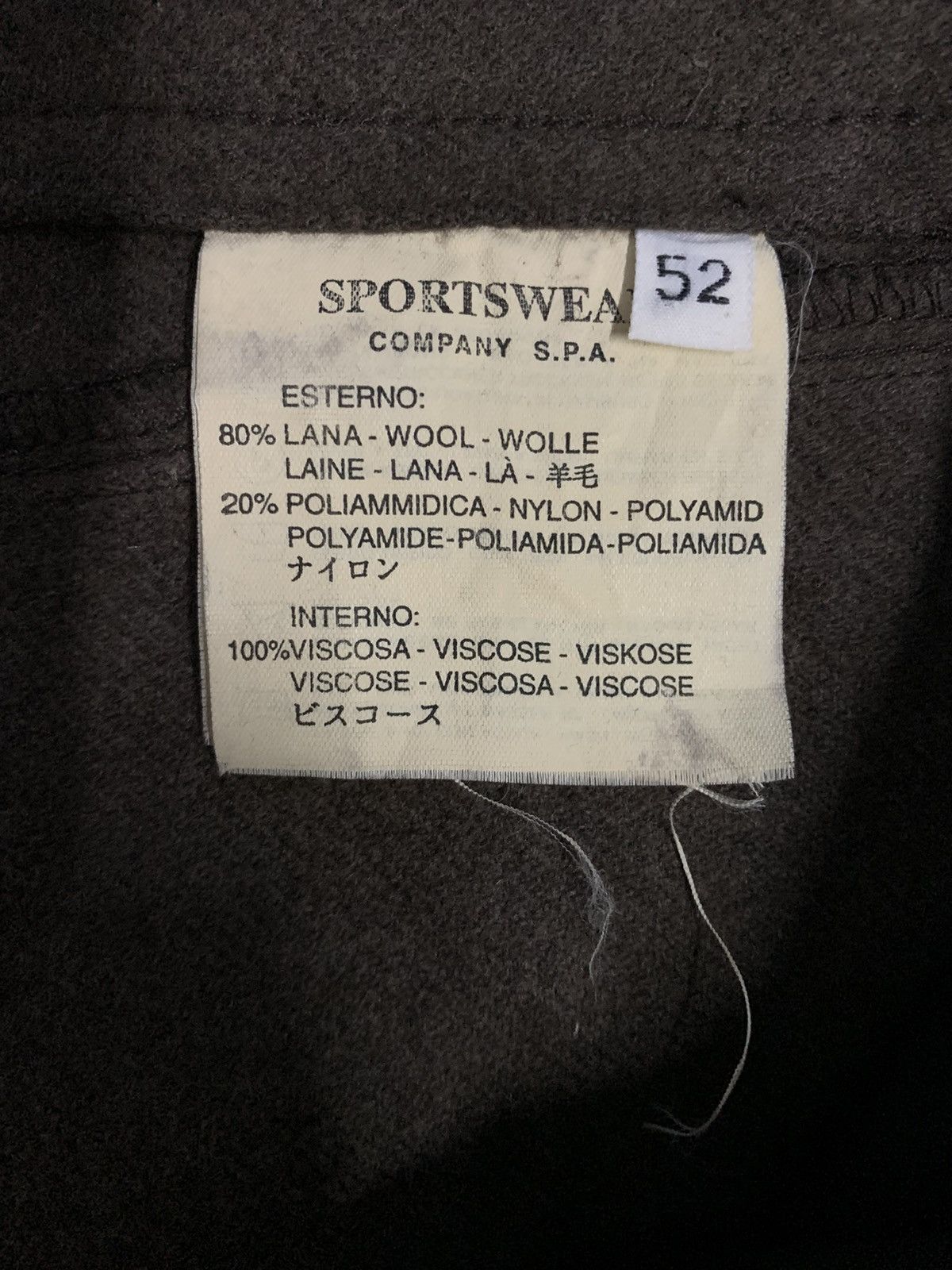 C.P. Company ‼️OLD MONEY‼️Vintage CP Company Classic Baggy Wool Blend Pants Size US 33 - 14 Thumbnail