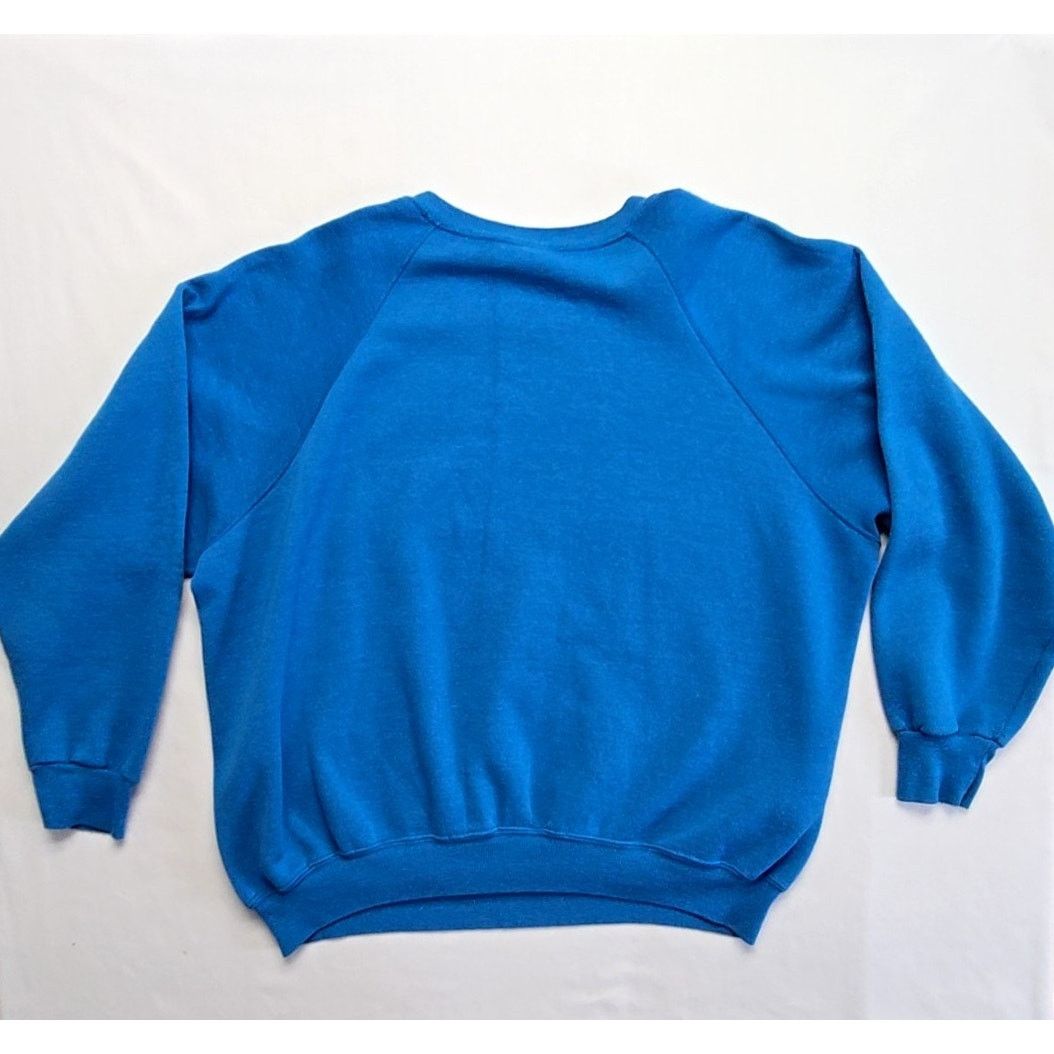 Lee Vintage Blue Blank Sweatshirt Lee 2XL Blue Crewneck Size US XXL / EU 58 / 5 - 8 Thumbnail