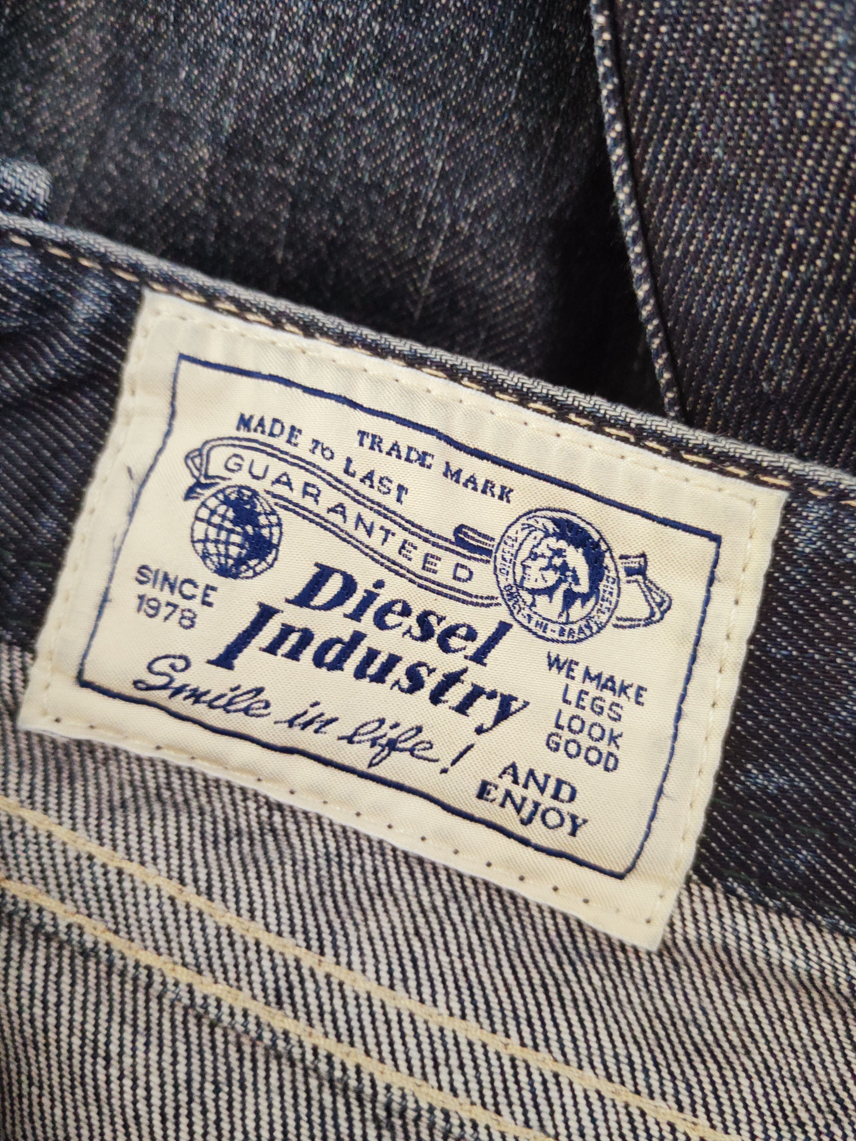 Diesel Diesel Industry Blue Black Distressed Ripped Jeans #S2666 Size US 36 / EU 52 - 17 Thumbnail