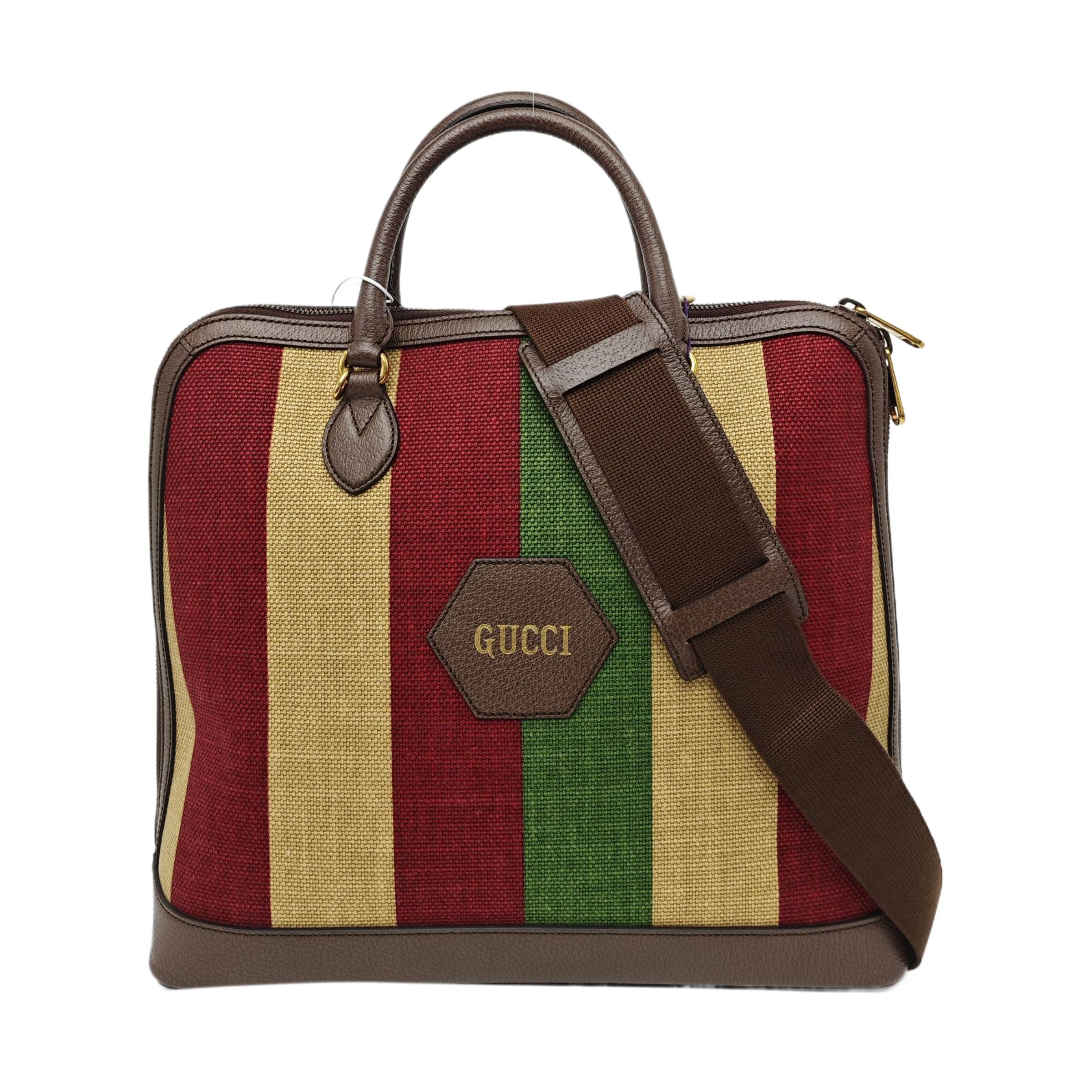 Gucci Gucci Horsebit 1955 Multi-Color Canvas Handle Bag Size ONE SIZE - 1 Thumbnail
