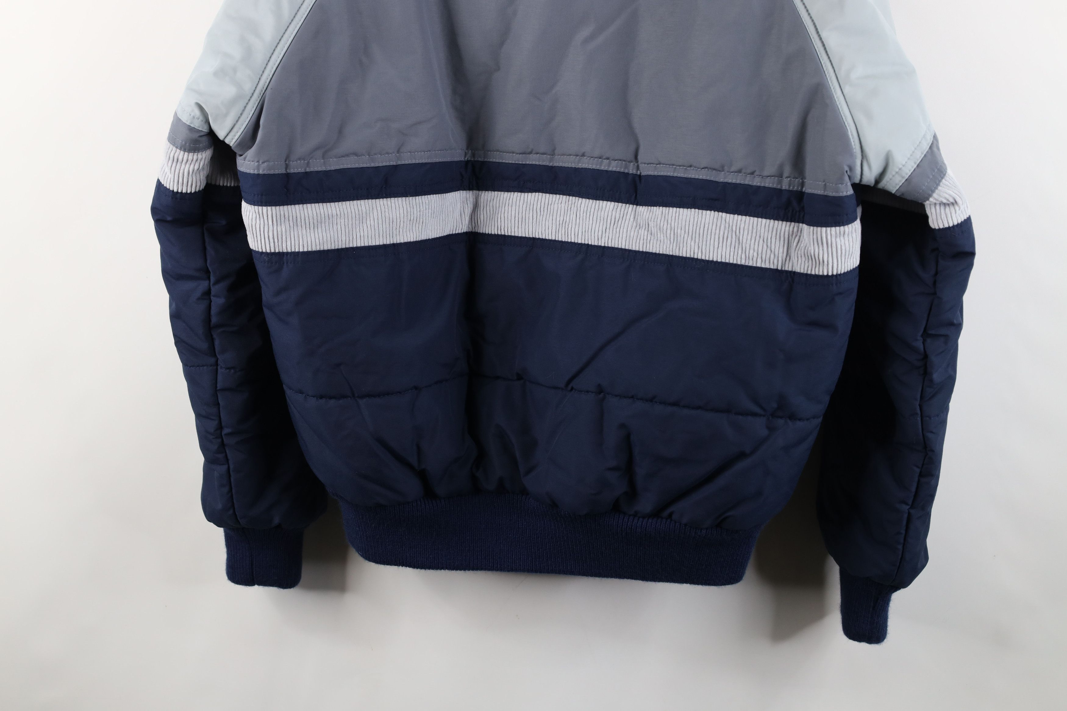 Vintage Vintage 80s 90s Streetwear Block Corduroy Trim Puffer Jacket Size US M / EU 48-50 / 2 - 15 Thumbnail