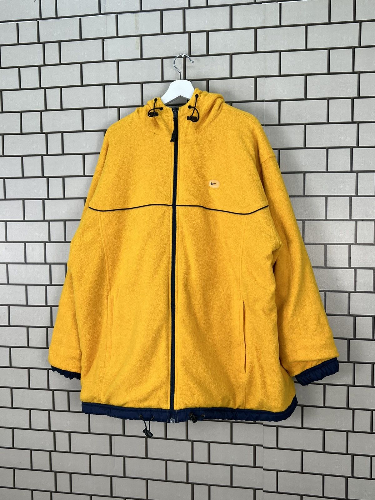 Nike Vintage Nike Hooded Reversible Jacket Size US L / EU 52-54 / 3 - 16 Thumbnail