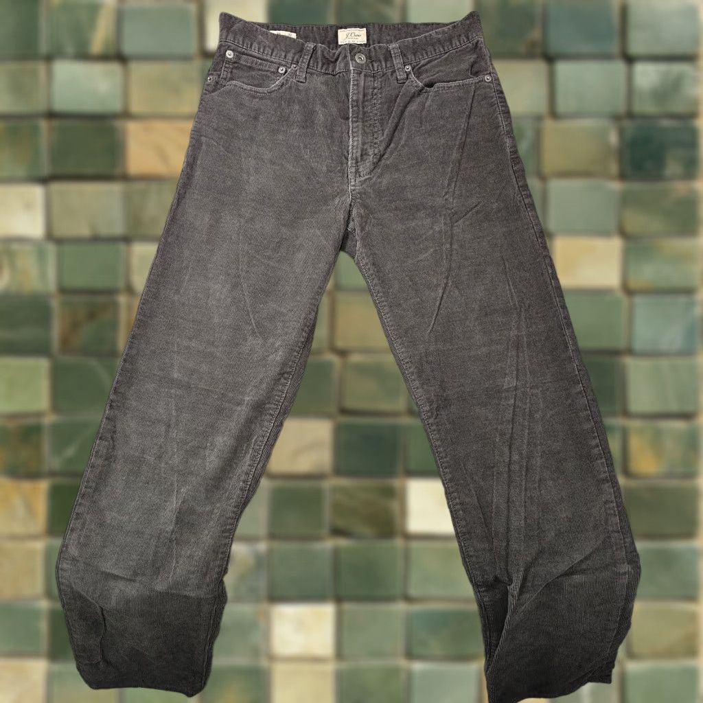 J.Crew J.Crew Corduroy Pants Mens 28x30 Taupe Classic Straight 5 Pocket Stretch Casual Size US 28 / EU 44 - 1 Thumbnail