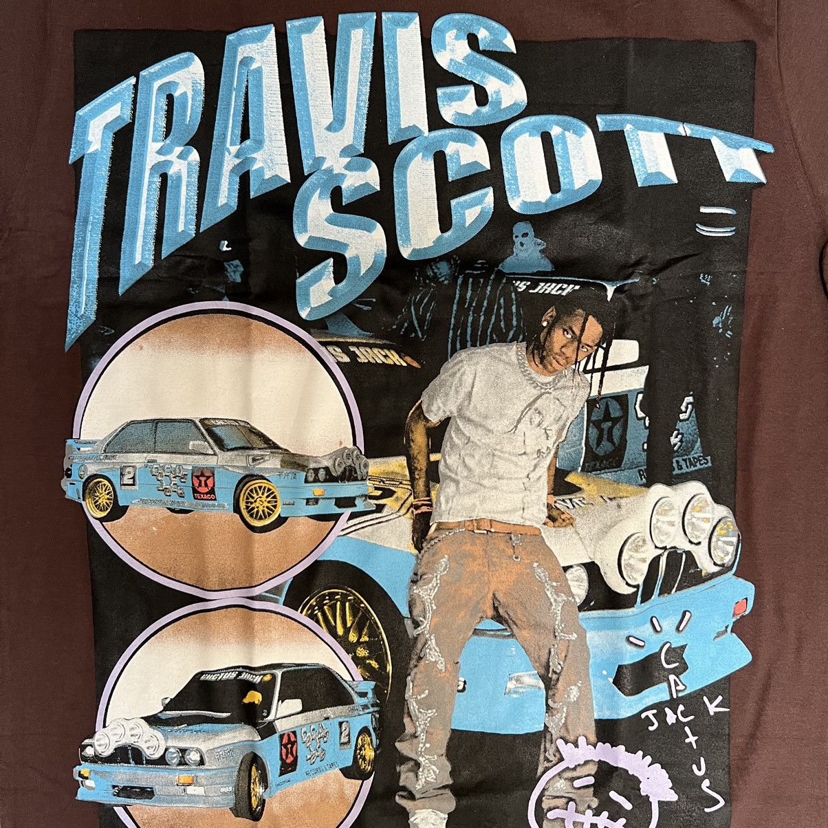 Band Tees × Rap Tees 🔥FEIN🔥La Flame Cactus Jack fannbott Travis Scott Size US XL / EU 56 / 4 - 3 Thumbnail