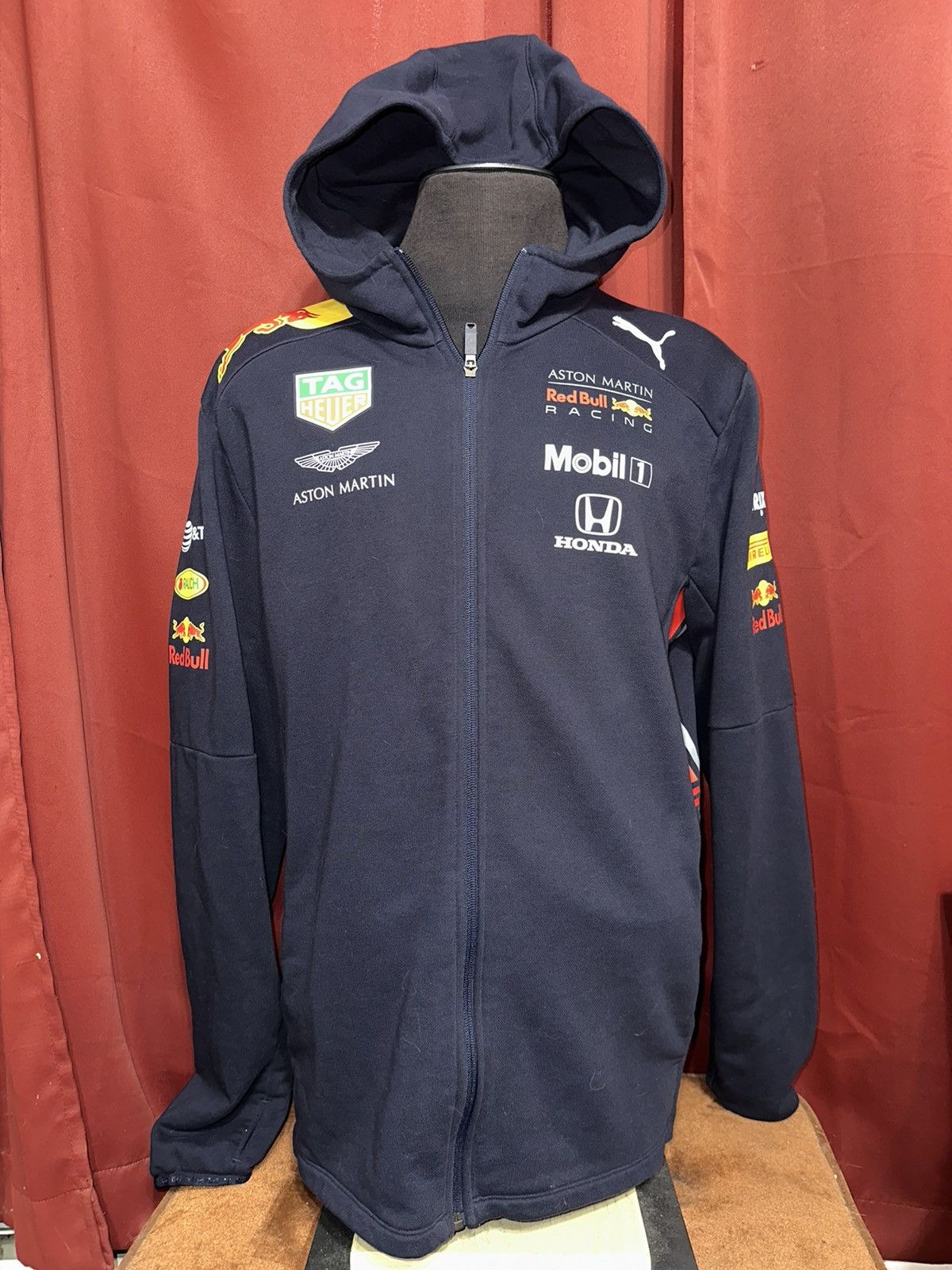 Formula 1 × Red Bull Red Bull Racing Hoodie Puma F1 Streetwear Grail Size US XL / EU 56 / 4 - 2 Thumbnail
