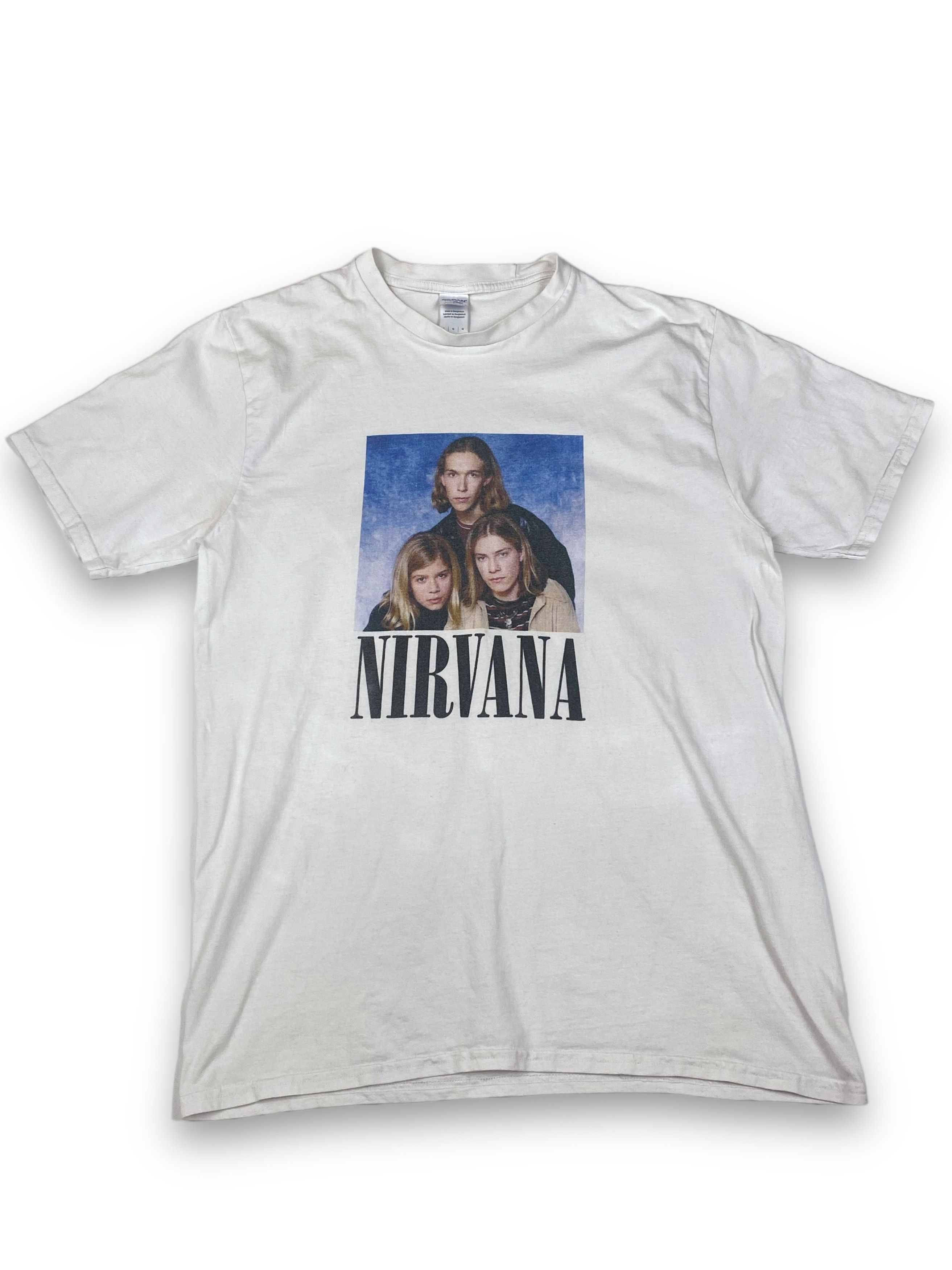 Vintage Vintage Gildan NIRVANA Graphic Fun Meme Y2k T-Shirt M636 Size US M / EU 48-50 / 2 - 1 Thumbnail