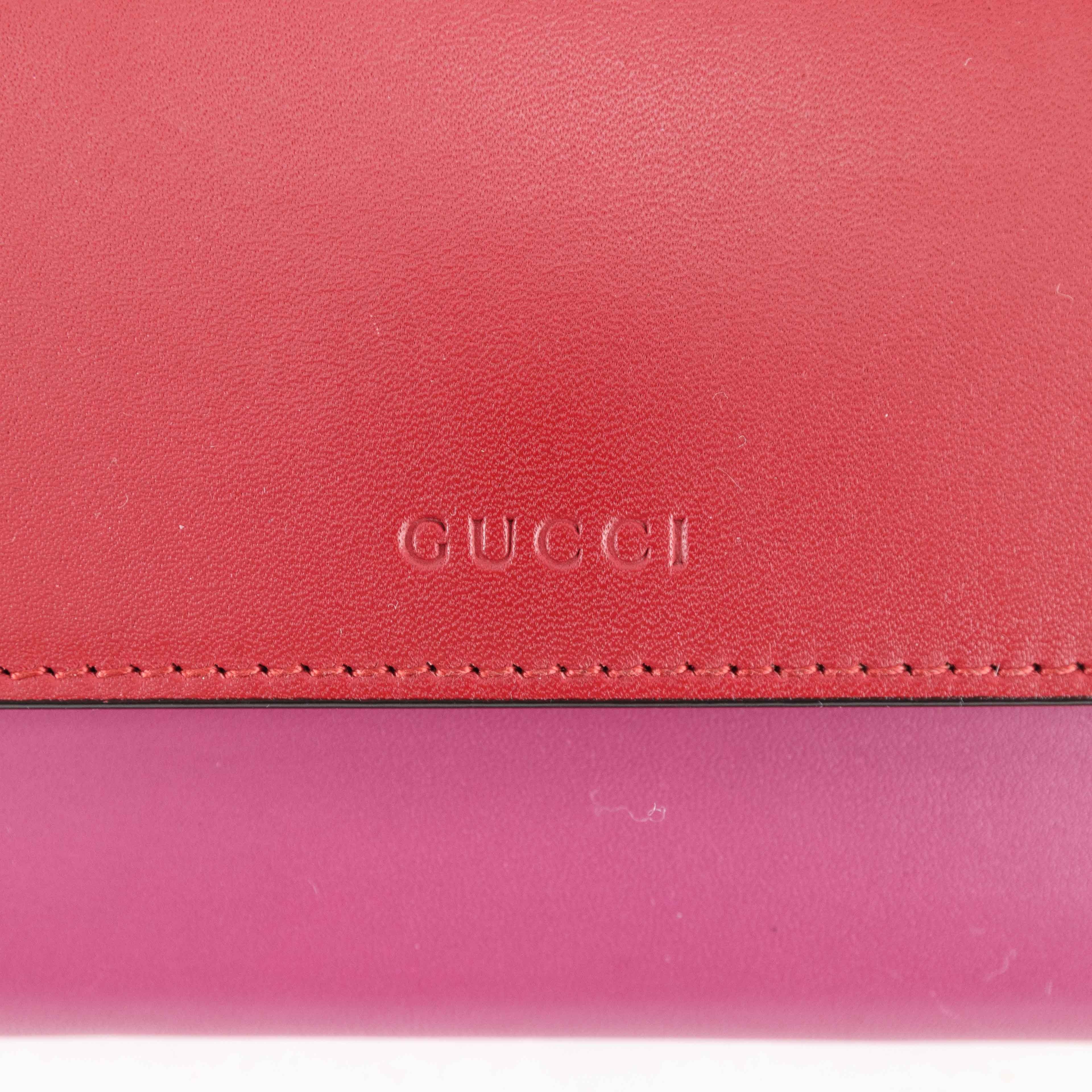 Gucci Gucci Bicolor Leather Continental Wallet Size ONE SIZE - 20 Thumbnail