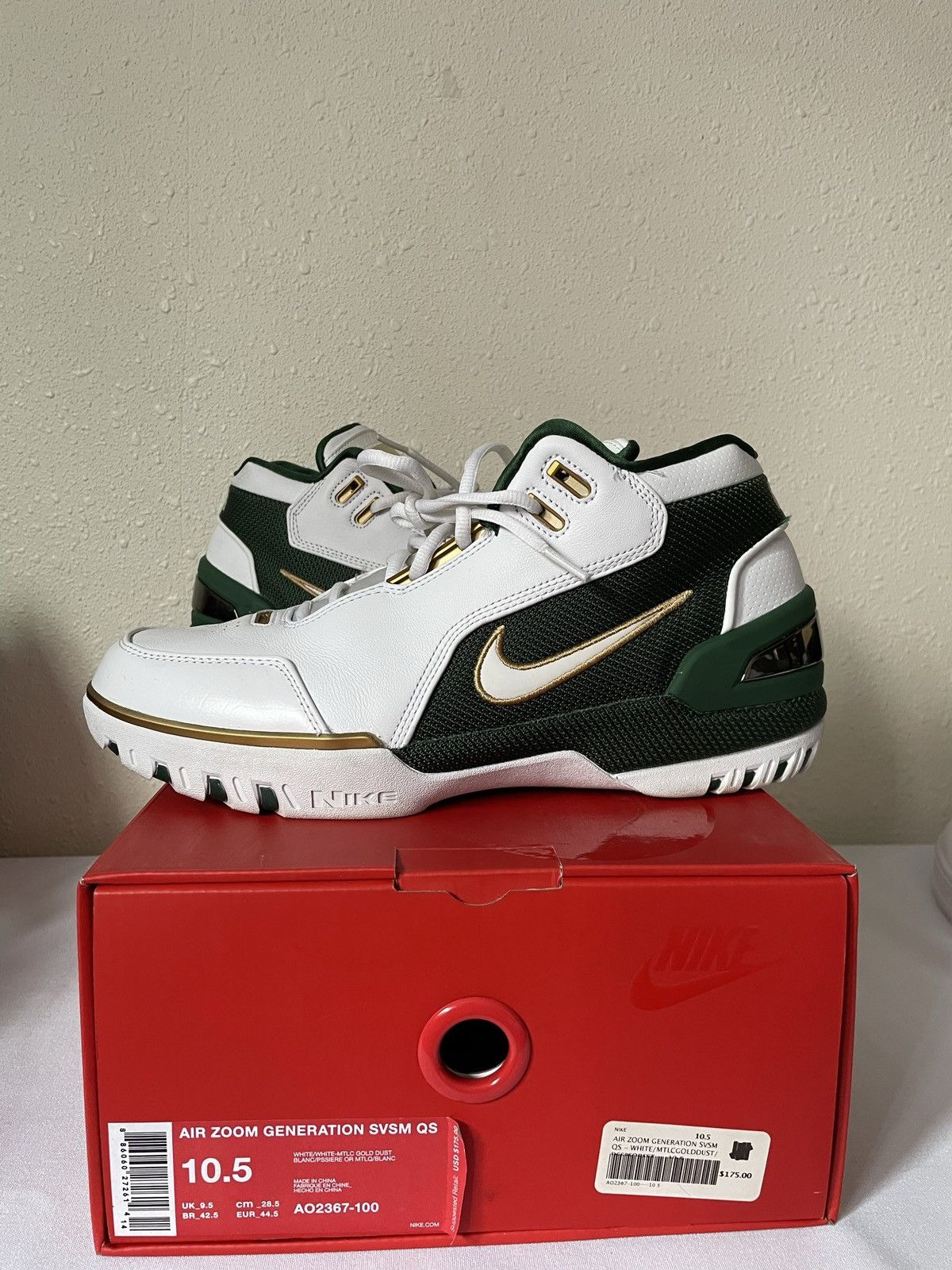 Nike Nike Air Zoom Generation Retro QS SVSM Lebron James 10.5 Size US 10.5 / EU 43-44 - 2 Thumbnail