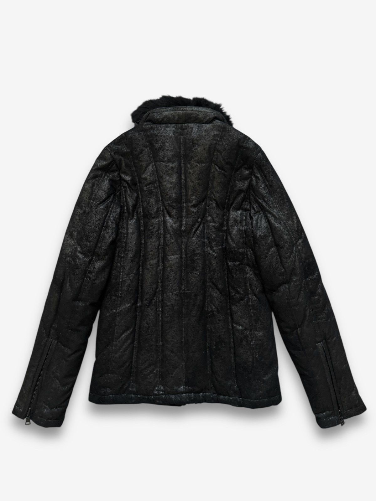 GOSTAR DE FUGA Fuga Raccoon Fur Collared Coating Down Puffer Size US M / EU 48-50 / 2 - 3 Thumbnail