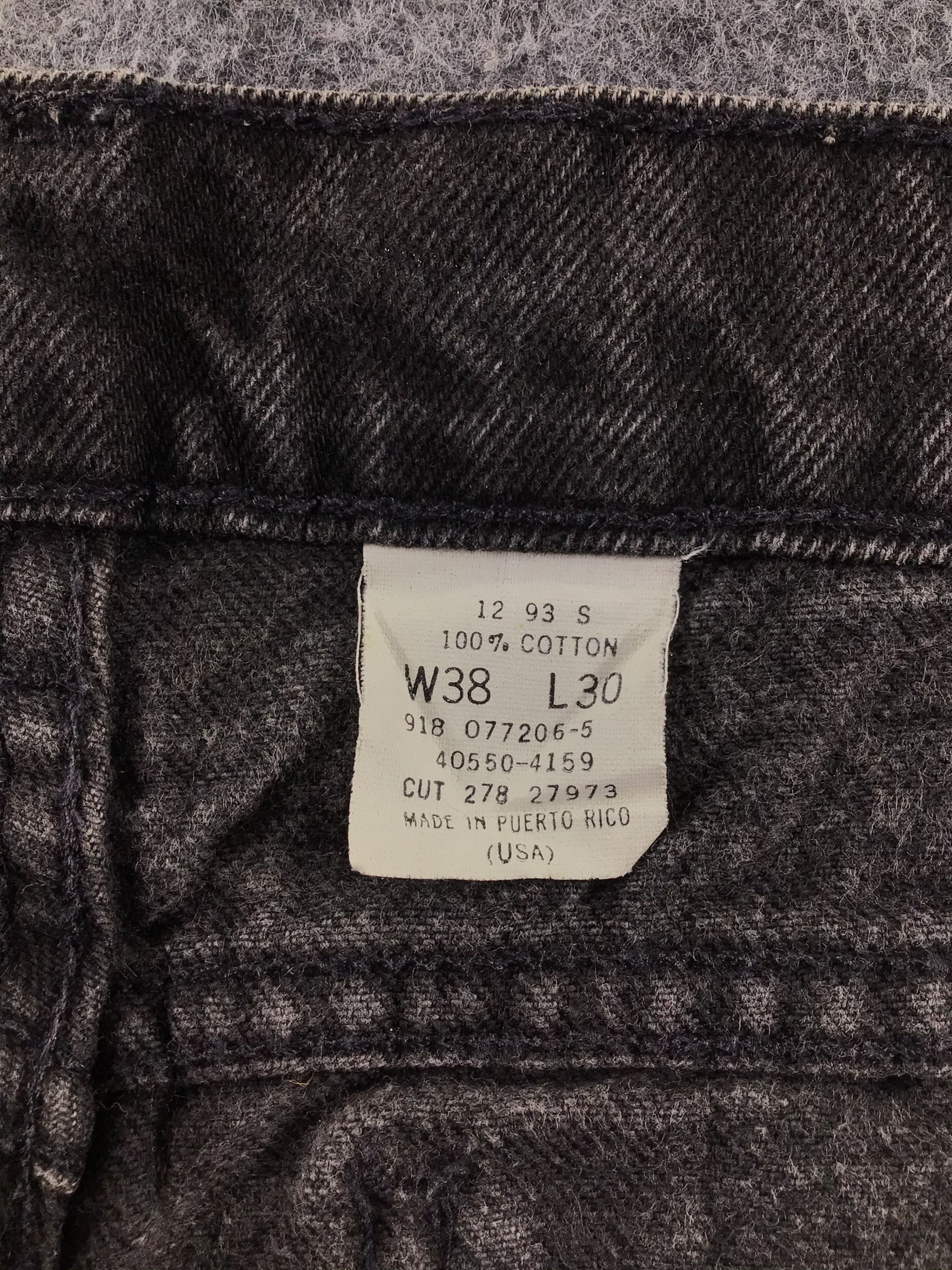 Levi's × Vintage Vintage Levis 550 Jeans Orange Tab Faded Black Denim -J325 Size US 37 - 9 Thumbnail