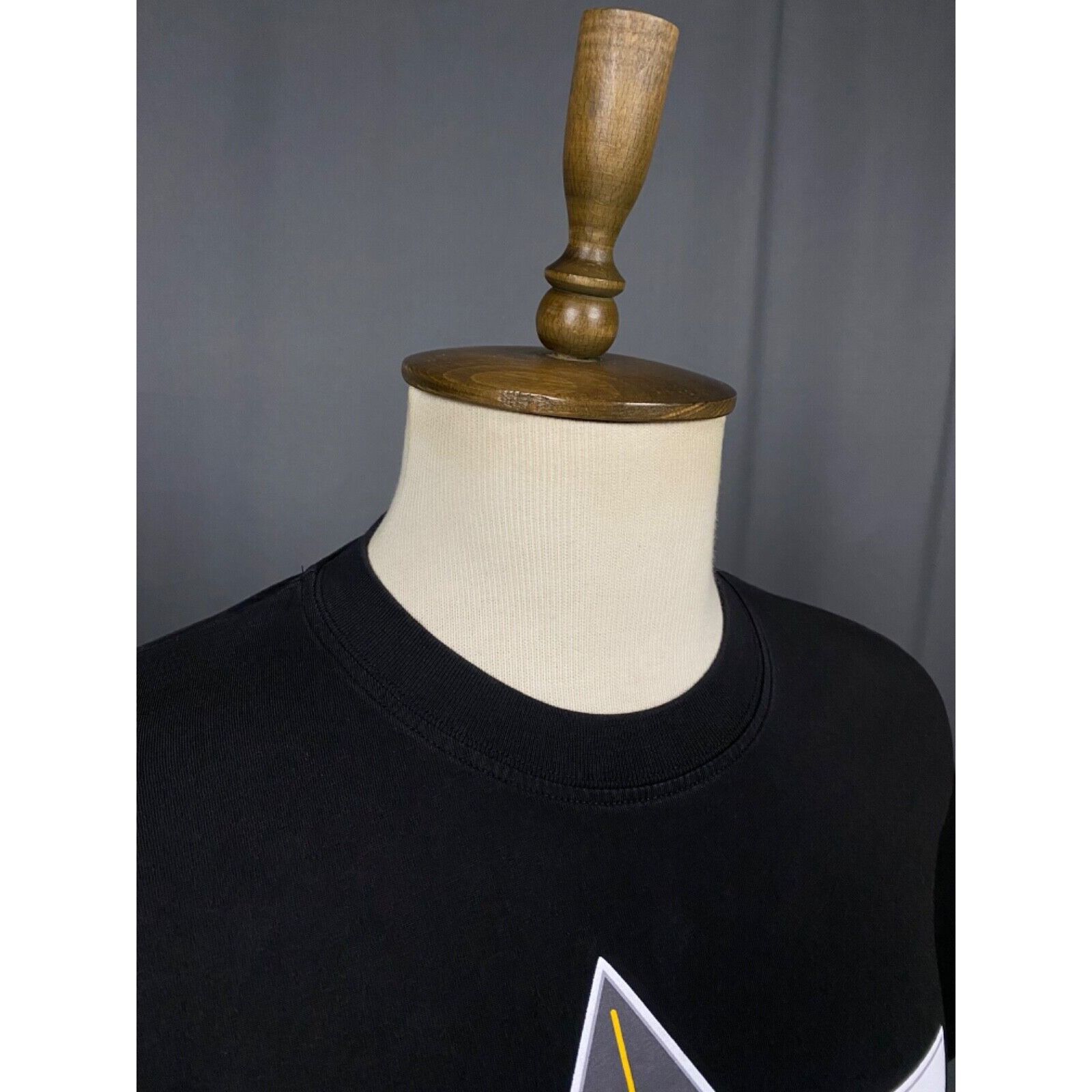 Alexander McQueen MINT! Alexander McQueen McQ Big Logo Men's Black T-Shirt Siz Size US S / EU 44-46 / 1 - 6 Thumbnail