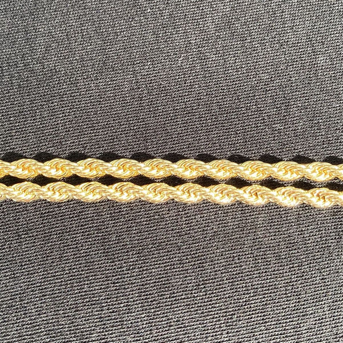 Other Gold Chain Rope Chain Necklace 24in 4mm Size ONE SIZE - 2 Thumbnail