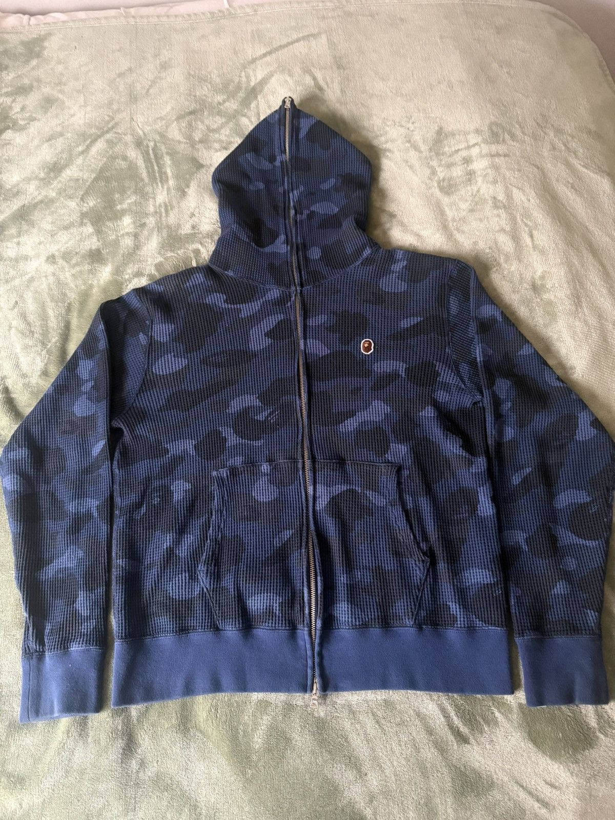 Bape Bape Color Camo Thermal full zip hoodie Size US M / EU 48-50 / 2 - 1 Thumbnail